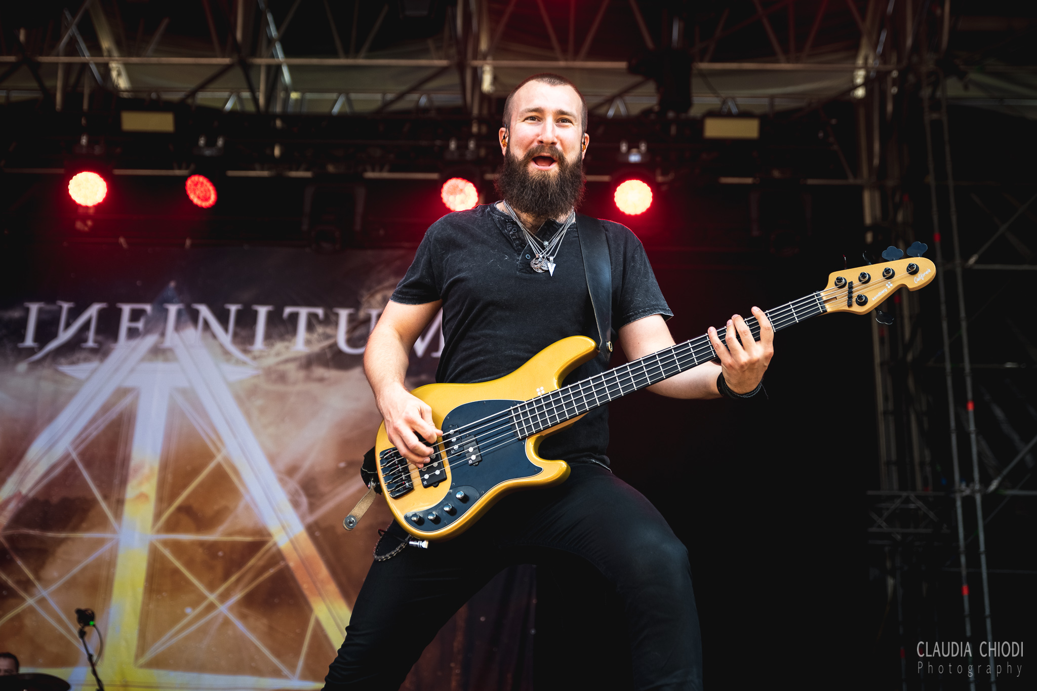 220820 Ad Infinitum playing at Rock The Lakes 2022 in Vallamand.
Photo: Claudia Chiodi 220820 Ad Infinitum playing at Rock The Lakes 2022 in Vallamand.
Photo: Claudia Chiodi