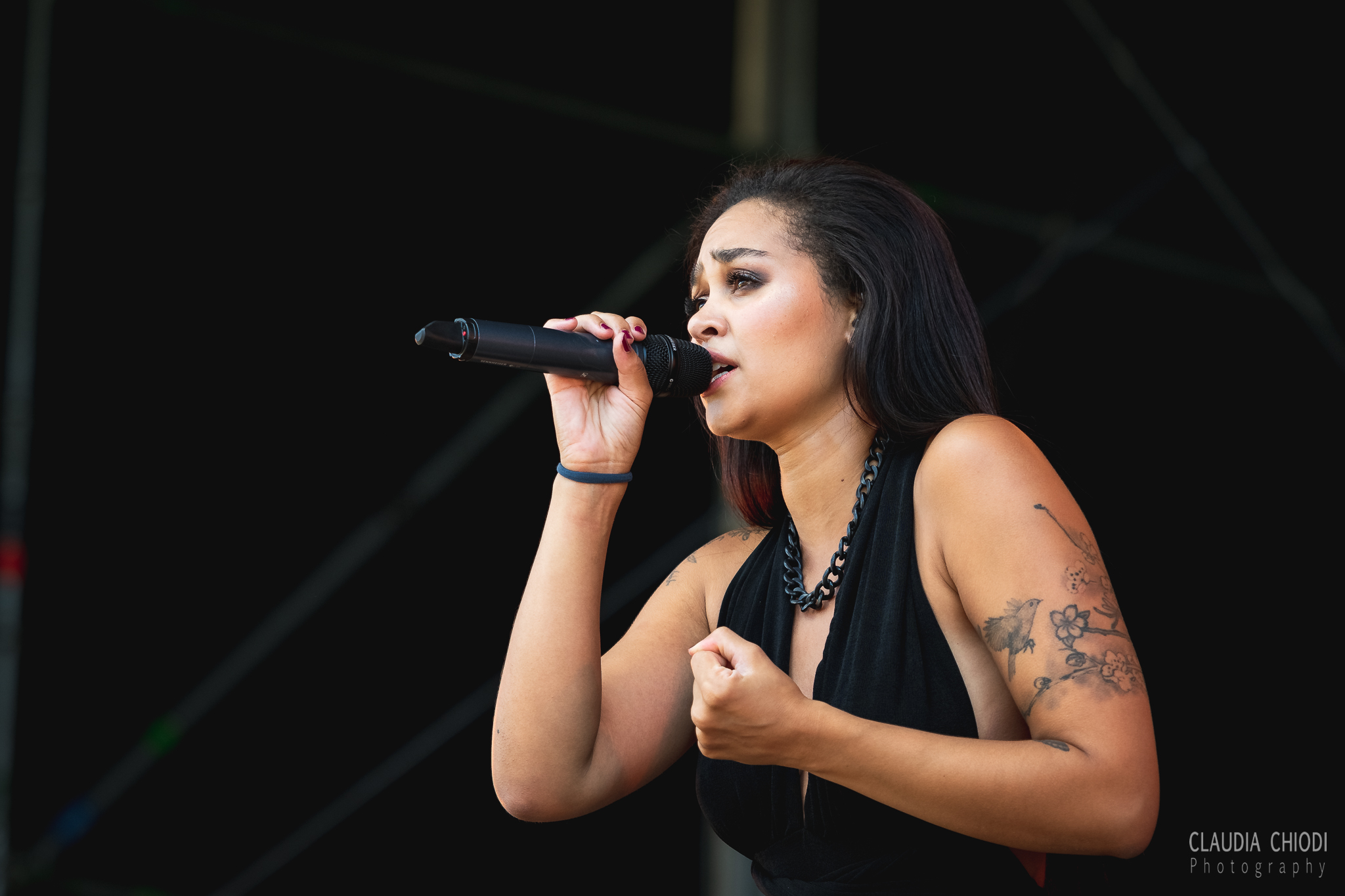 220820 Ad Infinitum playing at Rock The Lakes 2022 in Vallamand.
Photo: Claudia Chiodi 220820 Ad Infinitum playing at Rock The Lakes 2022 in Vallamand.
Photo: Claudia Chiodi