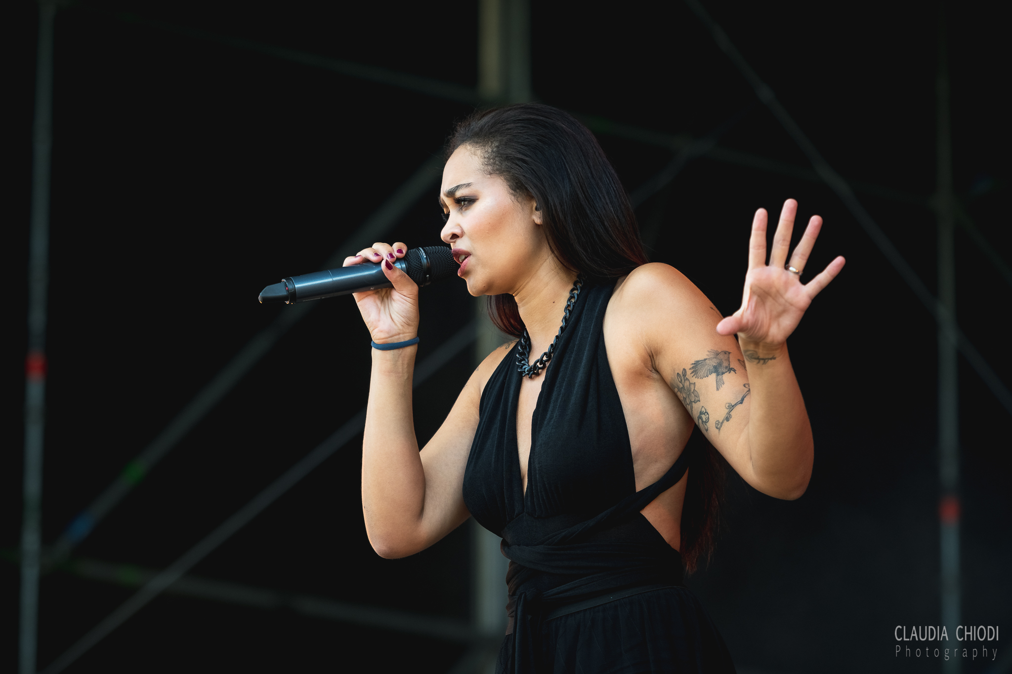 220820 Ad Infinitum playing at Rock The Lakes 2022 in Vallamand.
Photo: Claudia Chiodi 220820 Ad Infinitum playing at Rock The Lakes 2022 in Vallamand.
Photo: Claudia Chiodi