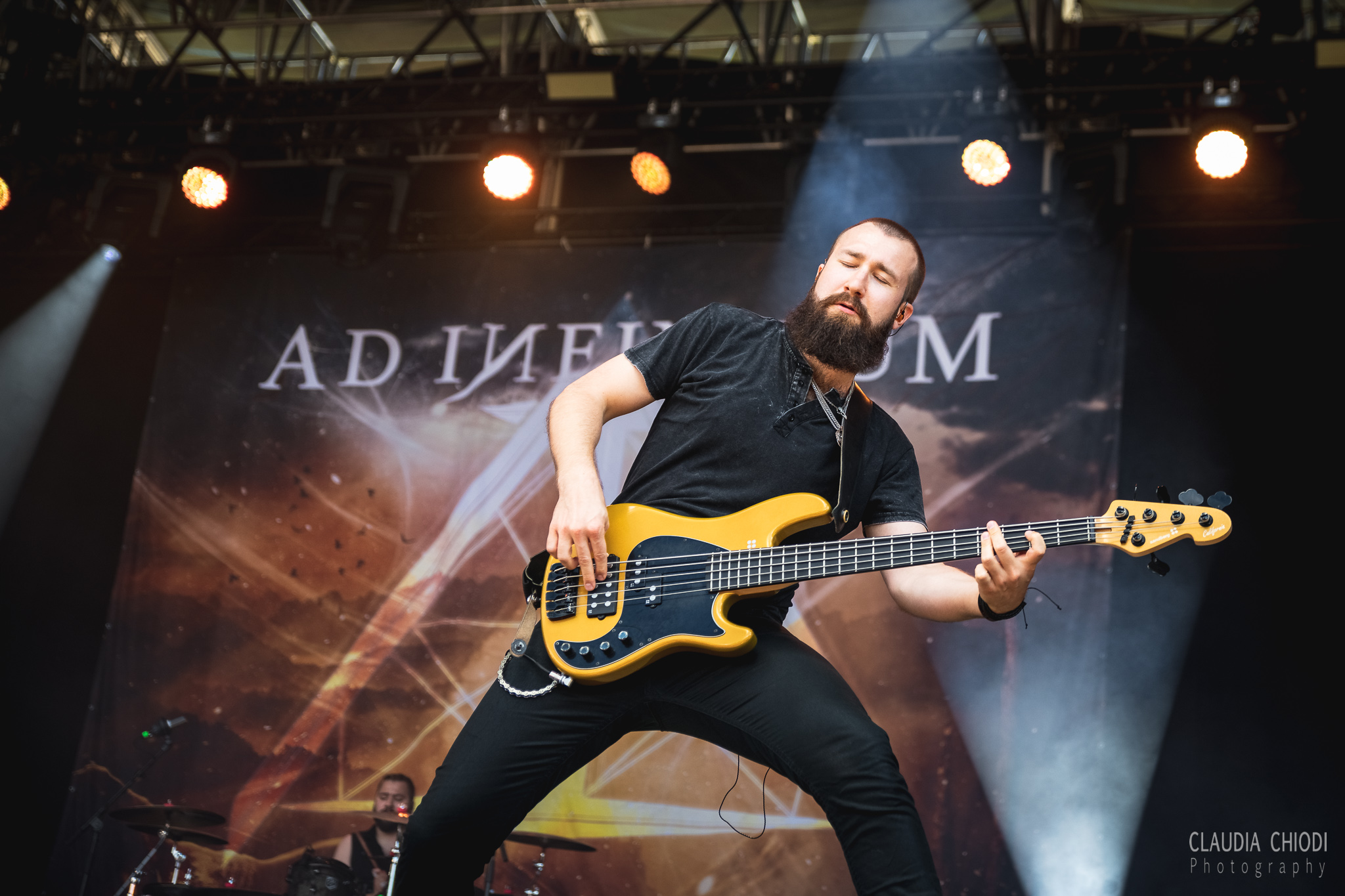 220820 Ad Infinitum playing at Rock The Lakes 2022 in Vallamand.
Photo: Claudia Chiodi 220820 Ad Infinitum playing at Rock The Lakes 2022 in Vallamand.
Photo: Claudia Chiodi