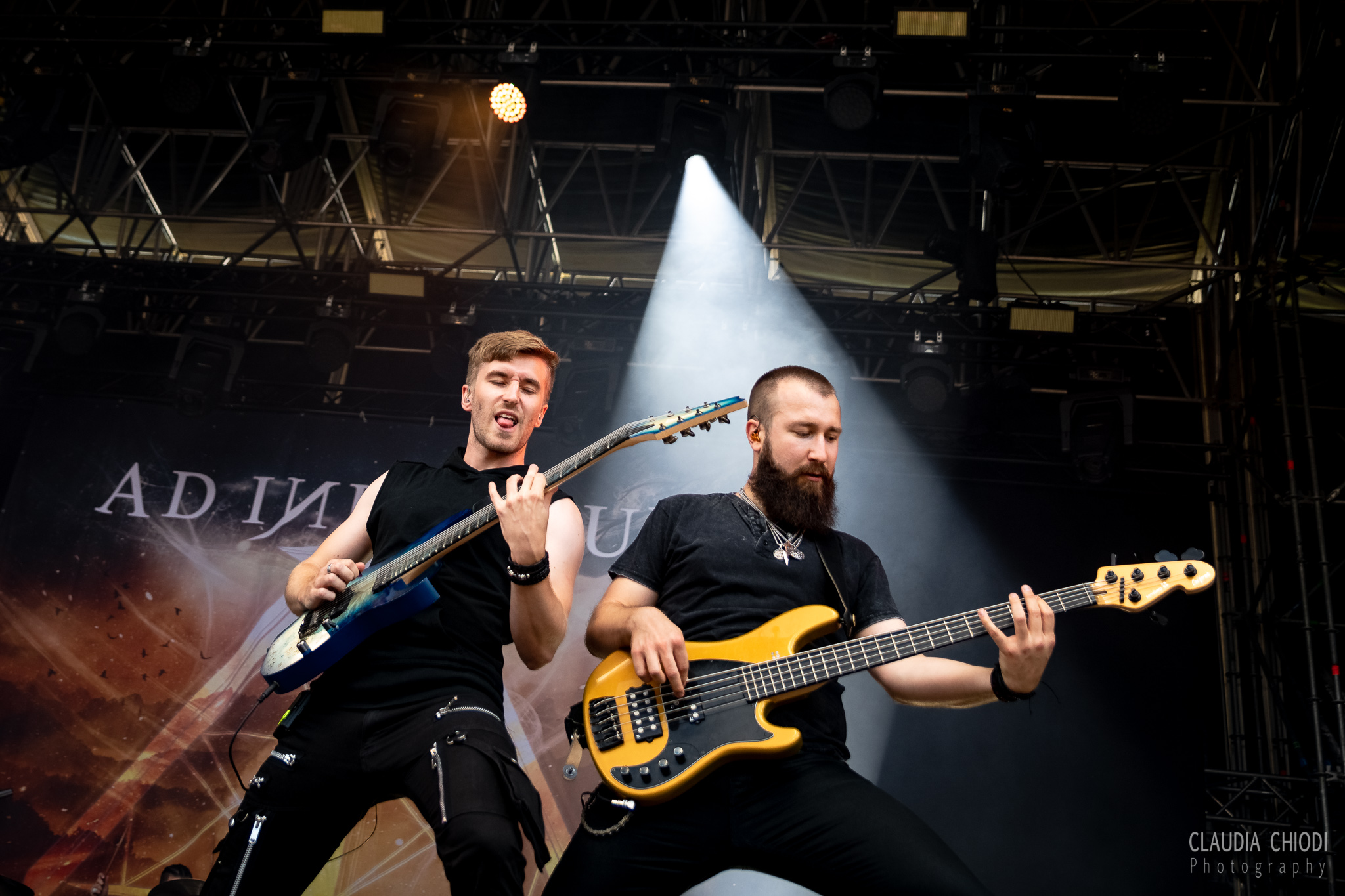 220820 Ad Infinitum playing at Rock The Lakes 2022 in Vallamand.
Photo: Claudia Chiodi 220820 Ad Infinitum playing at Rock The Lakes 2022 in Vallamand.
Photo: Claudia Chiodi