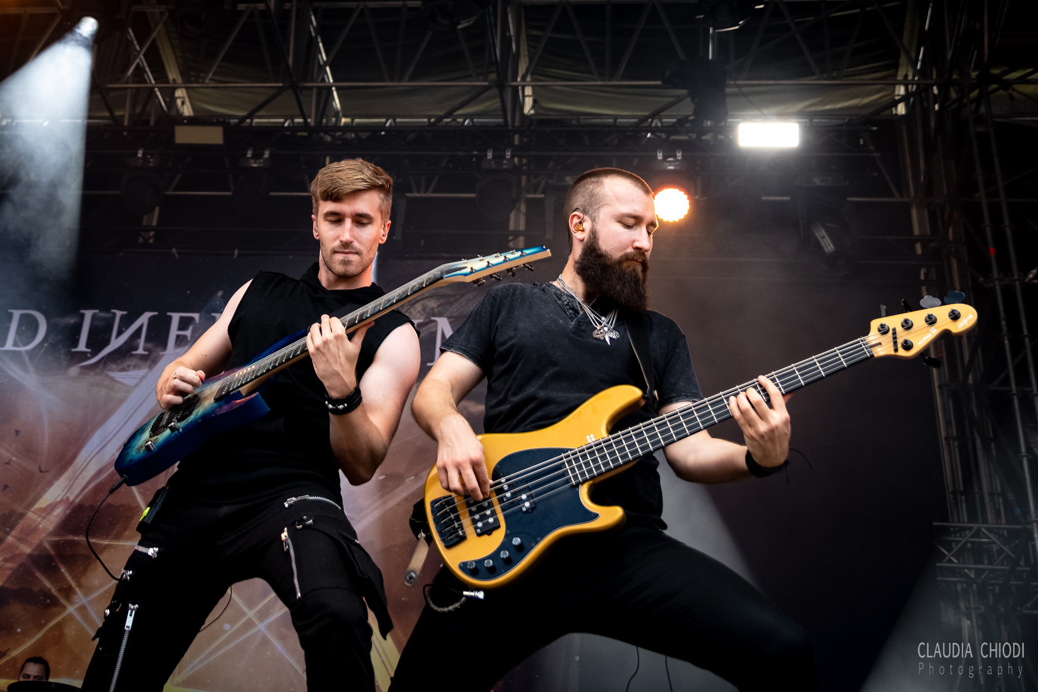 220820 Ad Infinitum playing at Rock The Lakes 2022 in Vallamand.
Photo: Claudia Chiodi 220820 Ad Infinitum playing at Rock The Lakes 2022 in Vallamand.
Photo: Claudia Chiodi