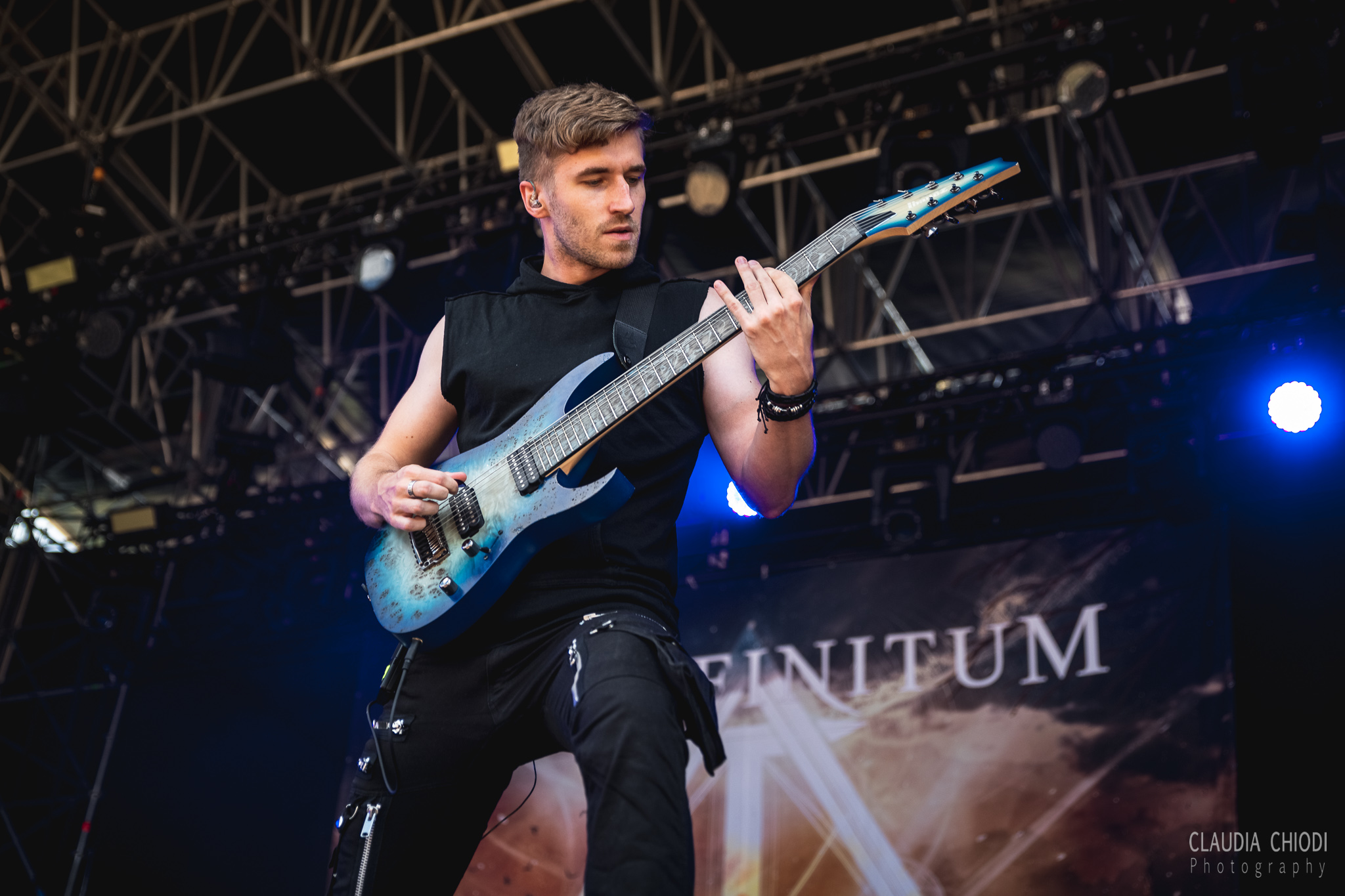 220820 Ad Infinitum playing at Rock The Lakes 2022 in Vallamand.
Photo: Claudia Chiodi 220820 Ad Infinitum playing at Rock The Lakes 2022 in Vallamand.
Photo: Claudia Chiodi