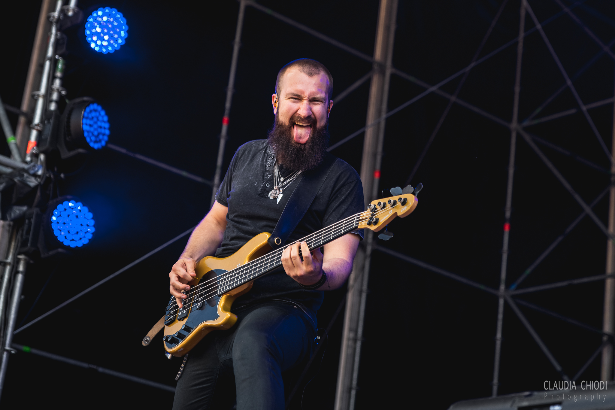 220820 Ad Infinitum playing at Rock The Lakes 2022 in Vallamand.
Photo: Claudia Chiodi 220820 Ad Infinitum playing at Rock The Lakes 2022 in Vallamand.
Photo: Claudia Chiodi