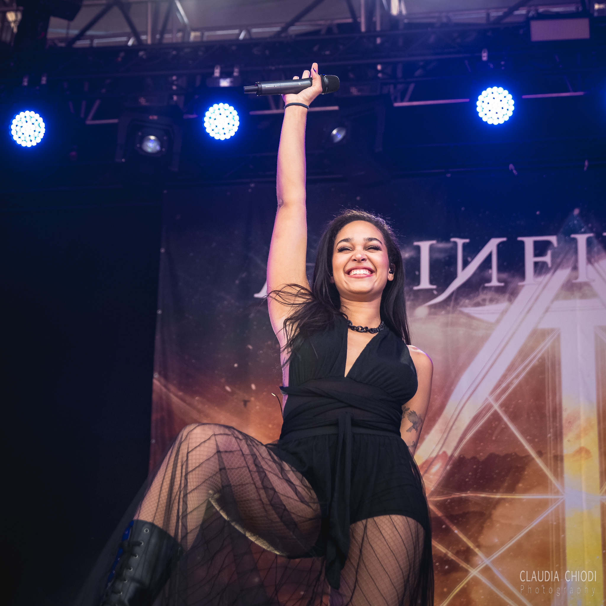 220820 Ad Infinitum playing at Rock The Lakes 2022 in Vallamand.
Photo: Claudia Chiodi 220820 Ad Infinitum playing at Rock The Lakes 2022 in Vallamand.
Photo: Claudia Chiodi