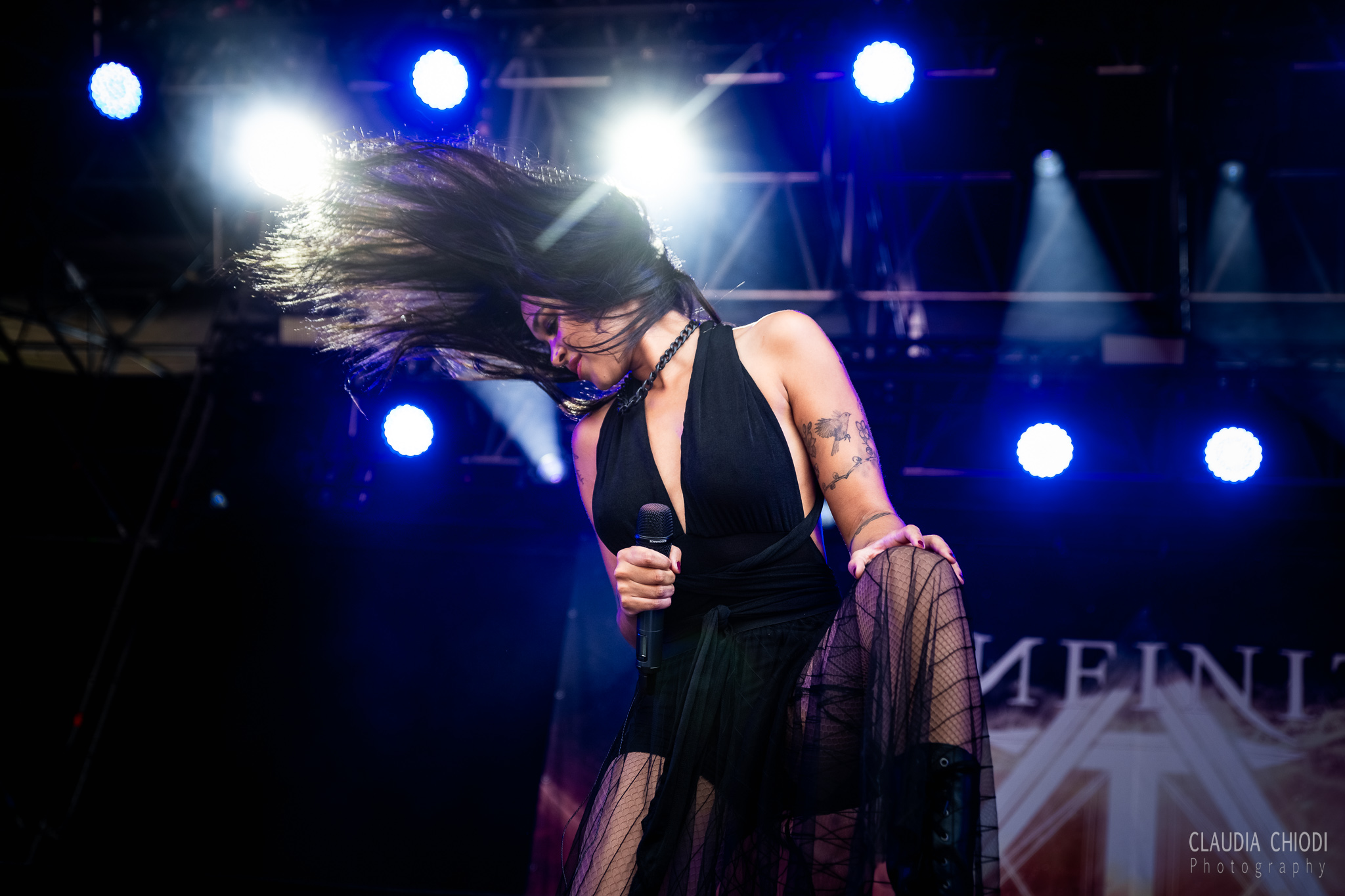 220820 Ad Infinitum playing at Rock The Lakes 2022 in Vallamand.
Photo: Claudia Chiodi 220820 Ad Infinitum playing at Rock The Lakes 2022 in Vallamand.
Photo: Claudia Chiodi