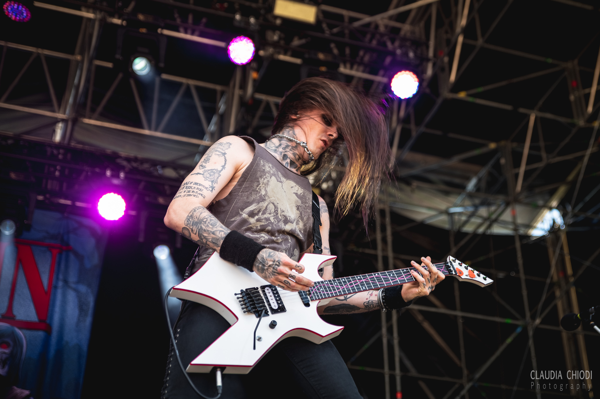 220821 BlackRain playing at Rock The Lakes 2022 in Vallamand.
Photo: Claudia Chiodi 220821 BlackRain playing at Rock The Lakes 2022 in Vallamand.
Photo: Claudia Chiodi