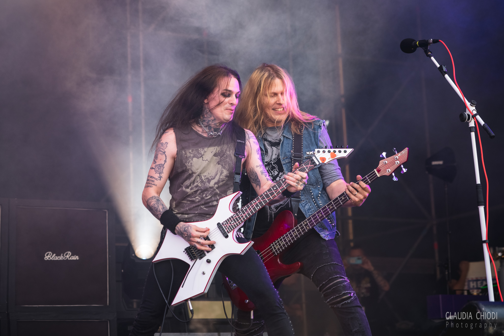 220821 BlackRain playing at Rock The Lakes 2022 in Vallamand.
Photo: Claudia Chiodi 220821 BlackRain playing at Rock The Lakes 2022 in Vallamand.
Photo: Claudia Chiodi