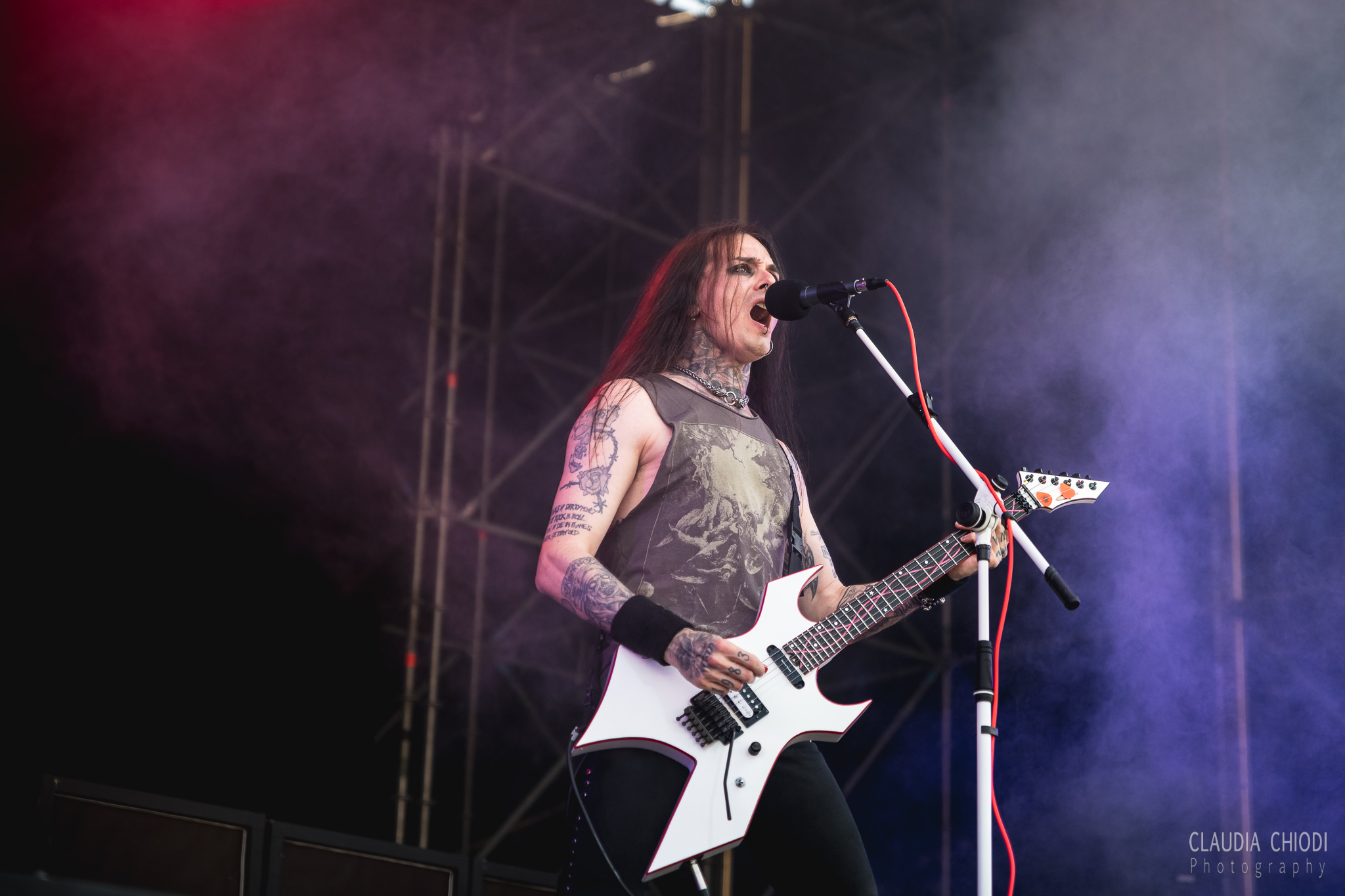 220821 BlackRain playing at Rock The Lakes 2022 in Vallamand.
Photo: Claudia Chiodi 220821 BlackRain playing at Rock The Lakes 2022 in Vallamand.
Photo: Claudia Chiodi