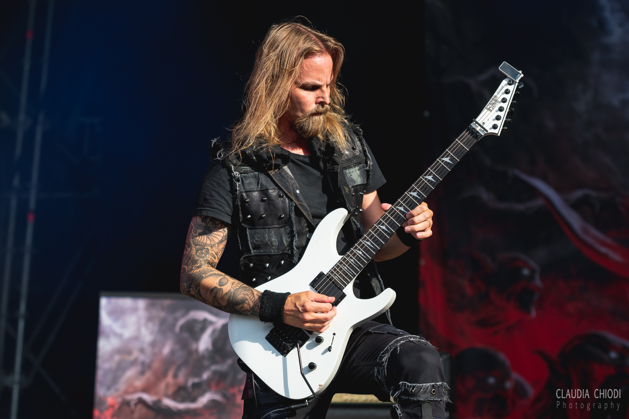 220820 Bloodbound playing at Rock The Lakes 2022 in Vallamand.
Photo: Claudia Chiodi 220820 Bloodbound playing at Rock The Lakes 2022 in Vallamand.
Photo: Claudia Chiodi