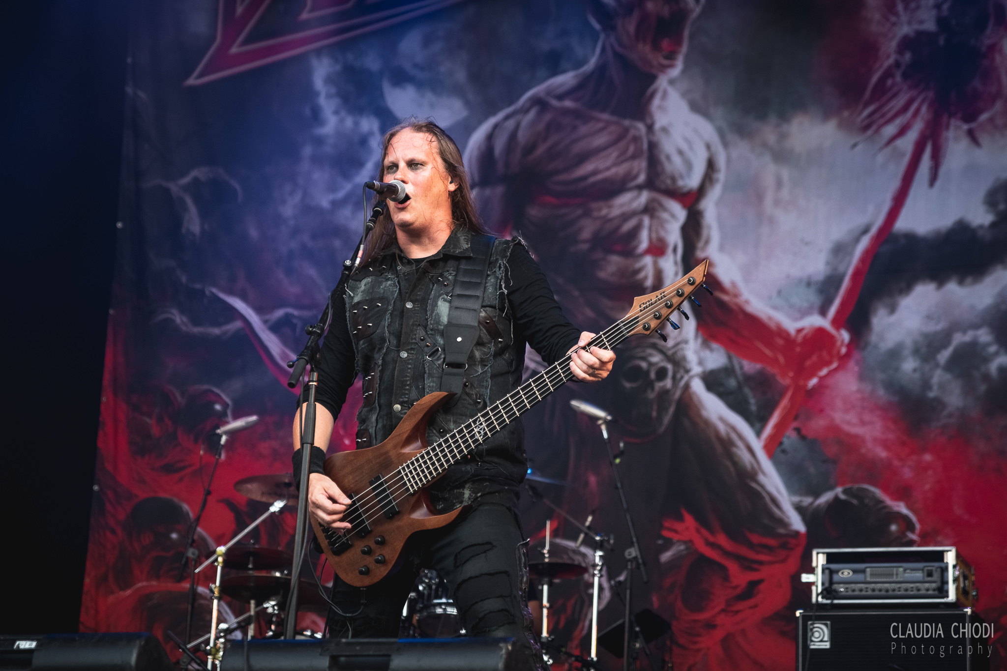 220820 Bloodbound playing at Rock The Lakes 2022 in Vallamand.
Photo: Claudia Chiodi 220820 Bloodbound playing at Rock The Lakes 2022 in Vallamand.
Photo: Claudia Chiodi