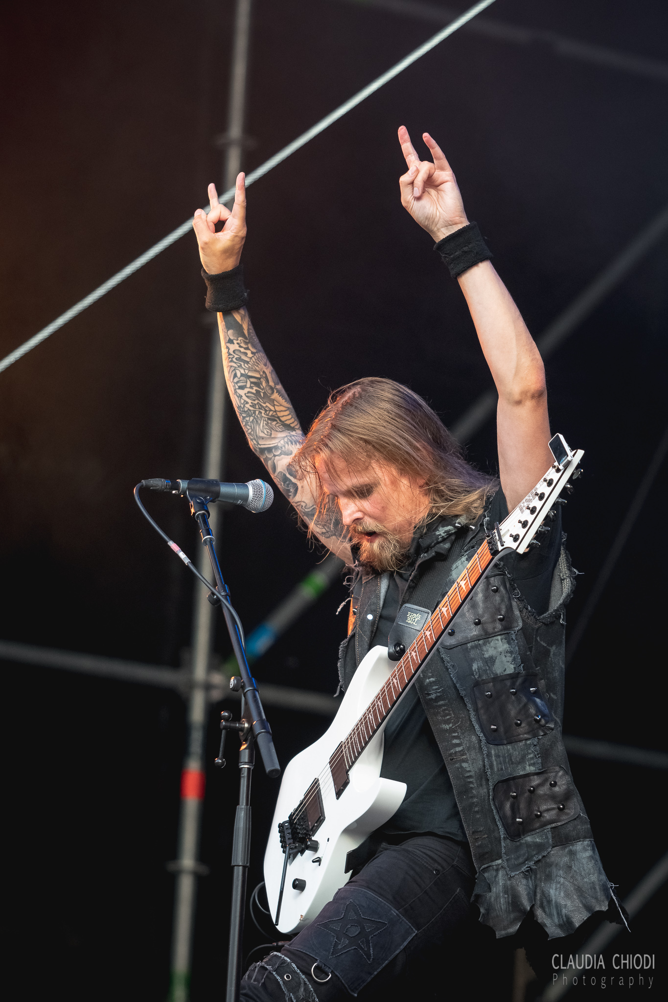 220820 Bloodbound playing at Rock The Lakes 2022 in Vallamand.
Photo: Claudia Chiodi 220820 Bloodbound playing at Rock The Lakes 2022 in Vallamand.
Photo: Claudia Chiodi