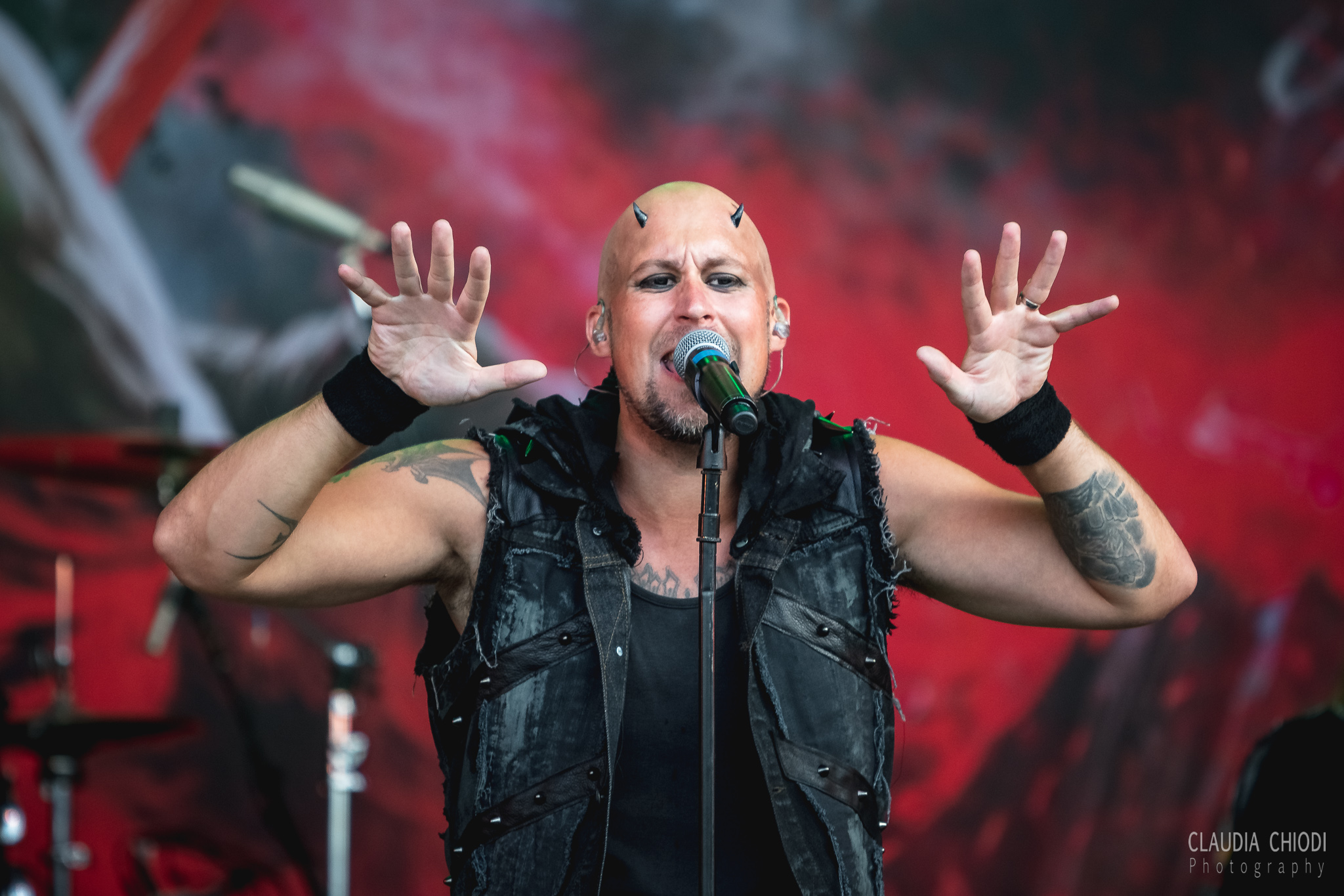 220820 Bloodbound playing at Rock The Lakes 2022 in Vallamand.
Photo: Claudia Chiodi 220820 Bloodbound playing at Rock The Lakes 2022 in Vallamand.
Photo: Claudia Chiodi