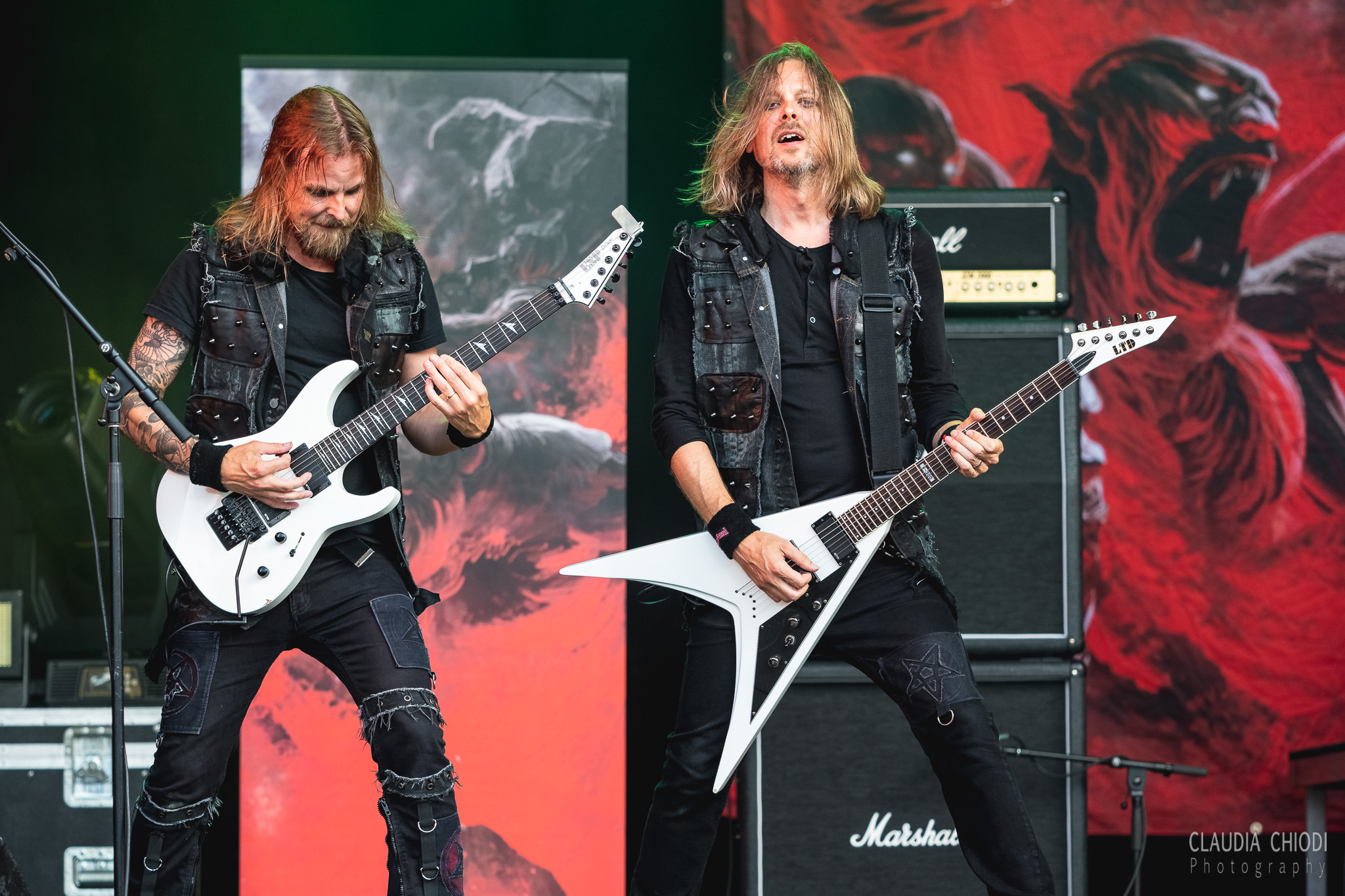 220820 Bloodbound playing at Rock The Lakes 2022 in Vallamand.
Photo: Claudia Chiodi 220820 Bloodbound playing at Rock The Lakes 2022 in Vallamand.
Photo: Claudia Chiodi