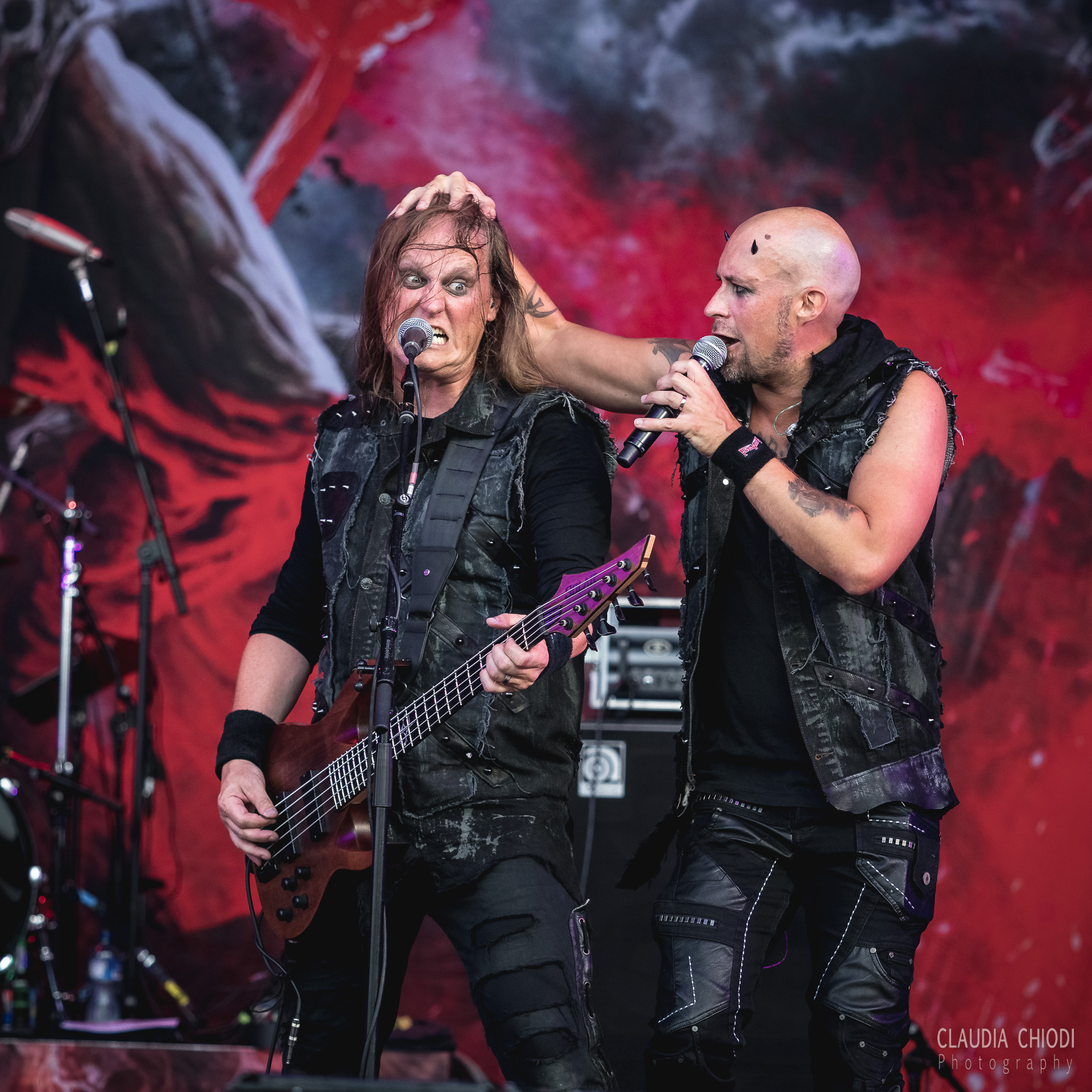 220820 Bloodbound playing at Rock The Lakes 2022 in Vallamand.
Photo: Claudia Chiodi 220820 Bloodbound playing at Rock The Lakes 2022 in Vallamand.
Photo: Claudia Chiodi