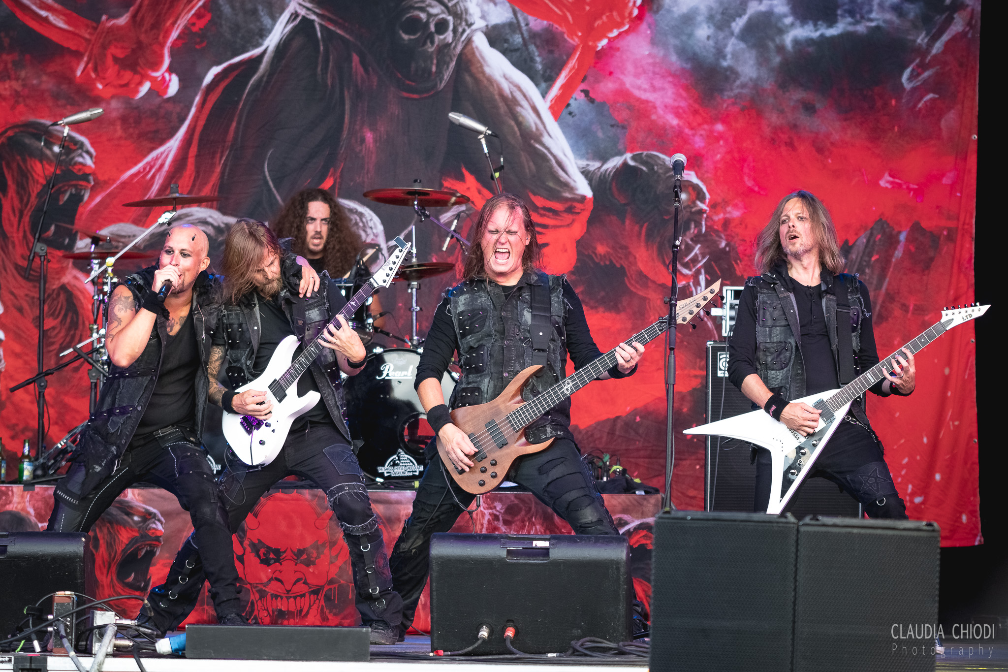 220820 Bloodbound playing at Rock The Lakes 2022 in Vallamand.
Photo: Claudia Chiodi 220820 Bloodbound playing at Rock The Lakes 2022 in Vallamand.
Photo: Claudia Chiodi