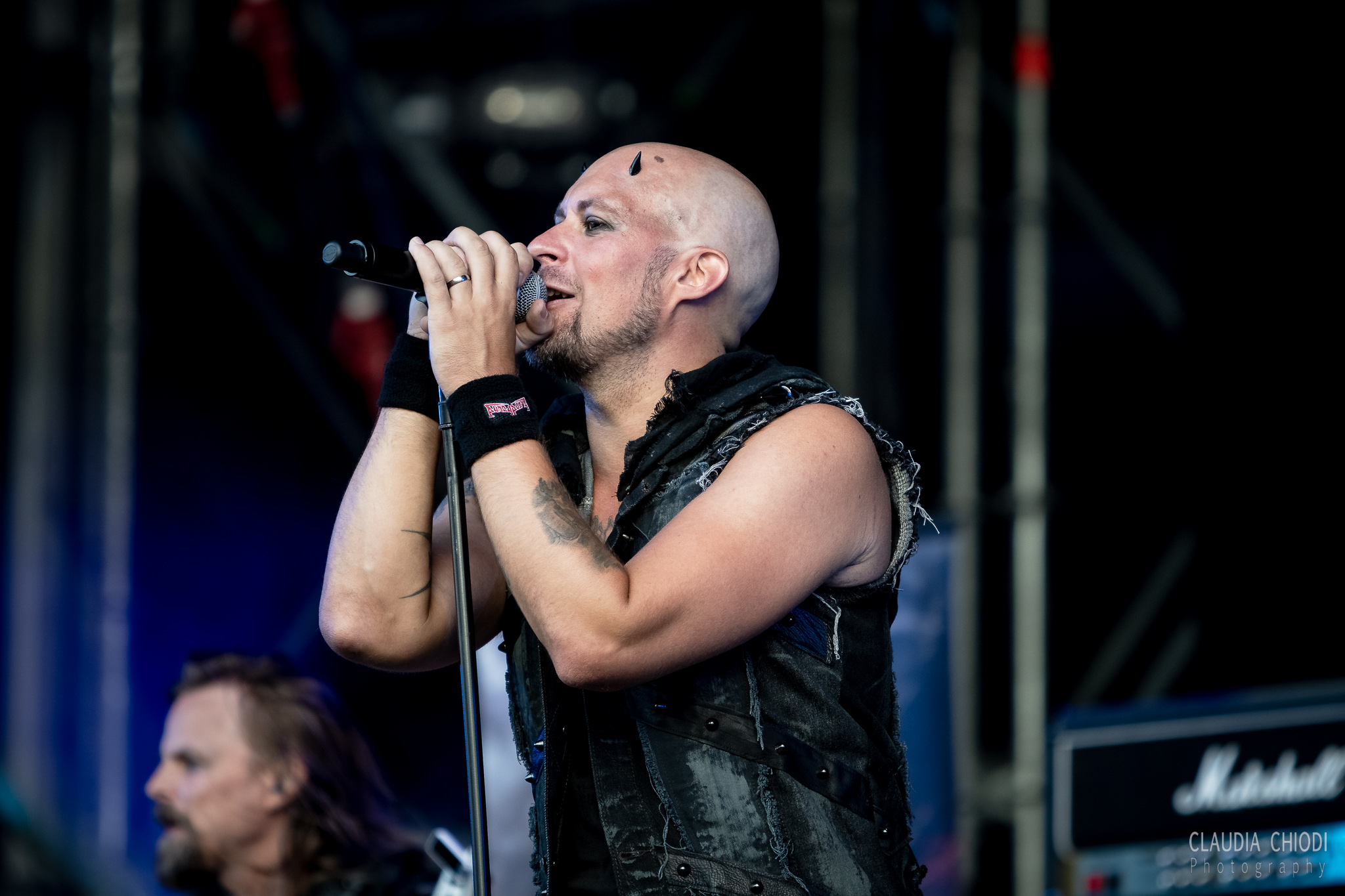 220820 Bloodbound playing at Rock The Lakes 2022 in Vallamand.
Photo: Claudia Chiodi 220820 Bloodbound playing at Rock The Lakes 2022 in Vallamand.
Photo: Claudia Chiodi