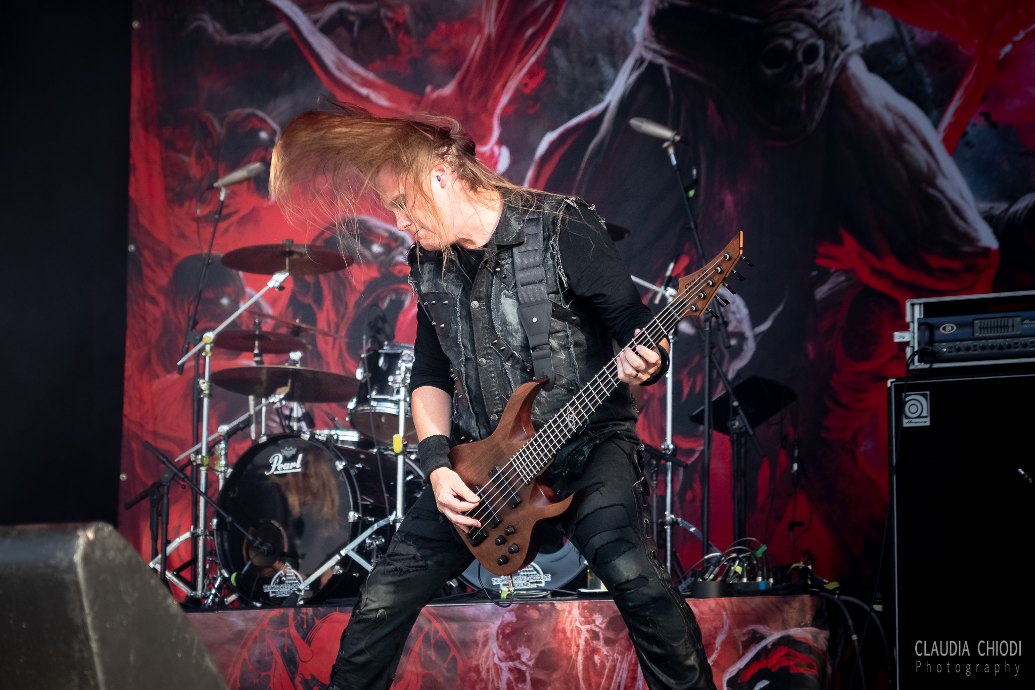 220820 Bloodbound playing at Rock The Lakes 2022 in Vallamand.
Photo: Claudia Chiodi 220820 Bloodbound playing at Rock The Lakes 2022 in Vallamand.
Photo: Claudia Chiodi