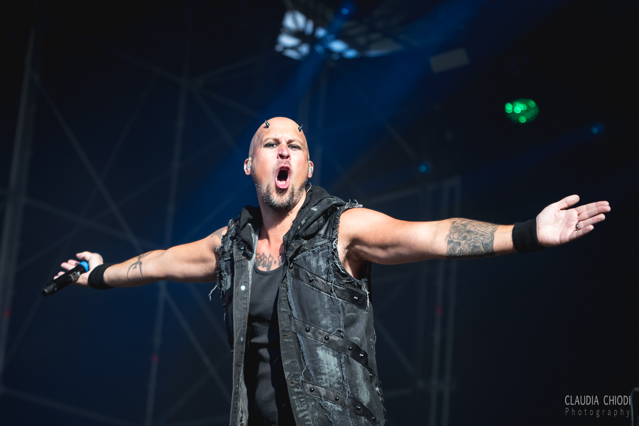 220820 Bloodbound playing at Rock The Lakes 2022 in Vallamand.
Photo: Claudia Chiodi 220820 Bloodbound playing at Rock The Lakes 2022 in Vallamand.
Photo: Claudia Chiodi