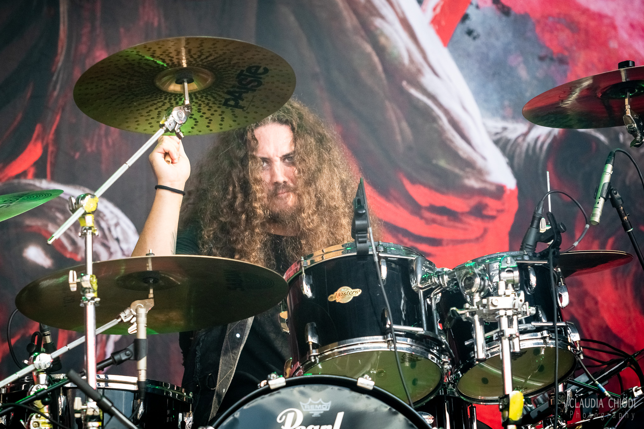 220820 Bloodbound playing at Rock The Lakes 2022 in Vallamand.
Photo: Claudia Chiodi 220820 Bloodbound playing at Rock The Lakes 2022 in Vallamand.
Photo: Claudia Chiodi