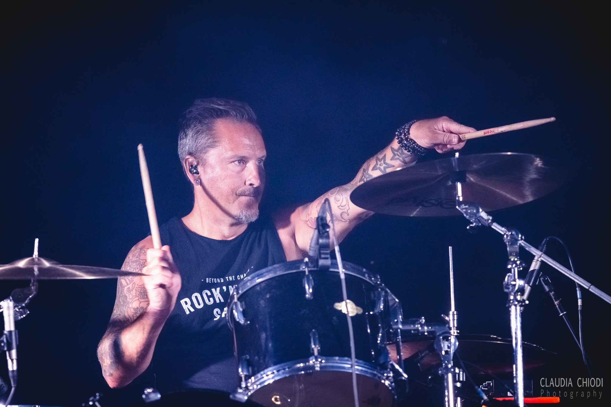 220820 Clawfinger playing at Rock The Lakes 2022 in Vallamand. Photo: Claudia Chiodi 220820 Clawfinger playing at Rock The Lakes 2022 in Vallamand. Photo: Claudia Chiodi