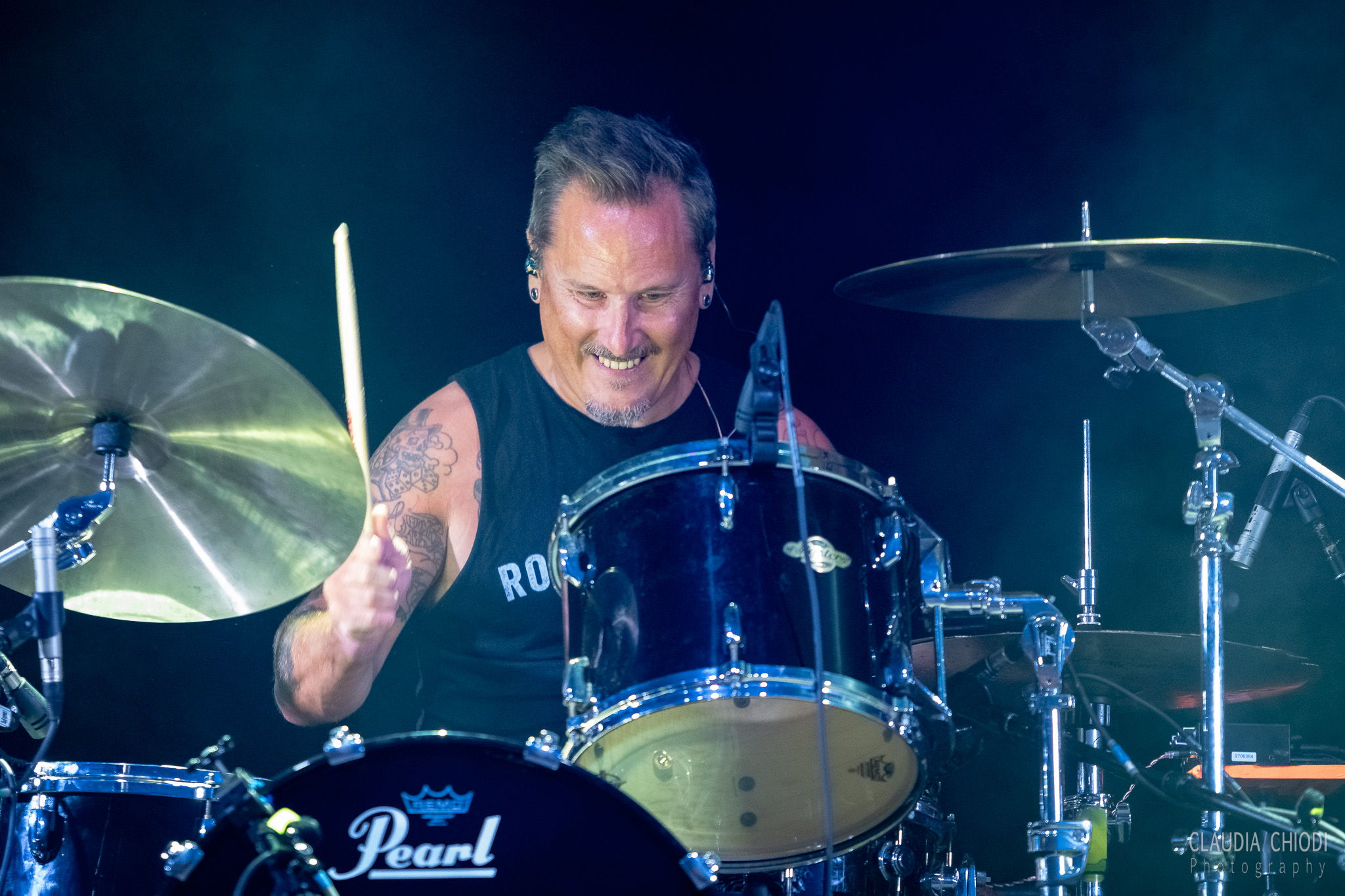 220820 Clawfinger playing at Rock The Lakes 2022 in Vallamand. Photo: Claudia Chiodi 220820 Clawfinger playing at Rock The Lakes 2022 in Vallamand. Photo: Claudia Chiodi