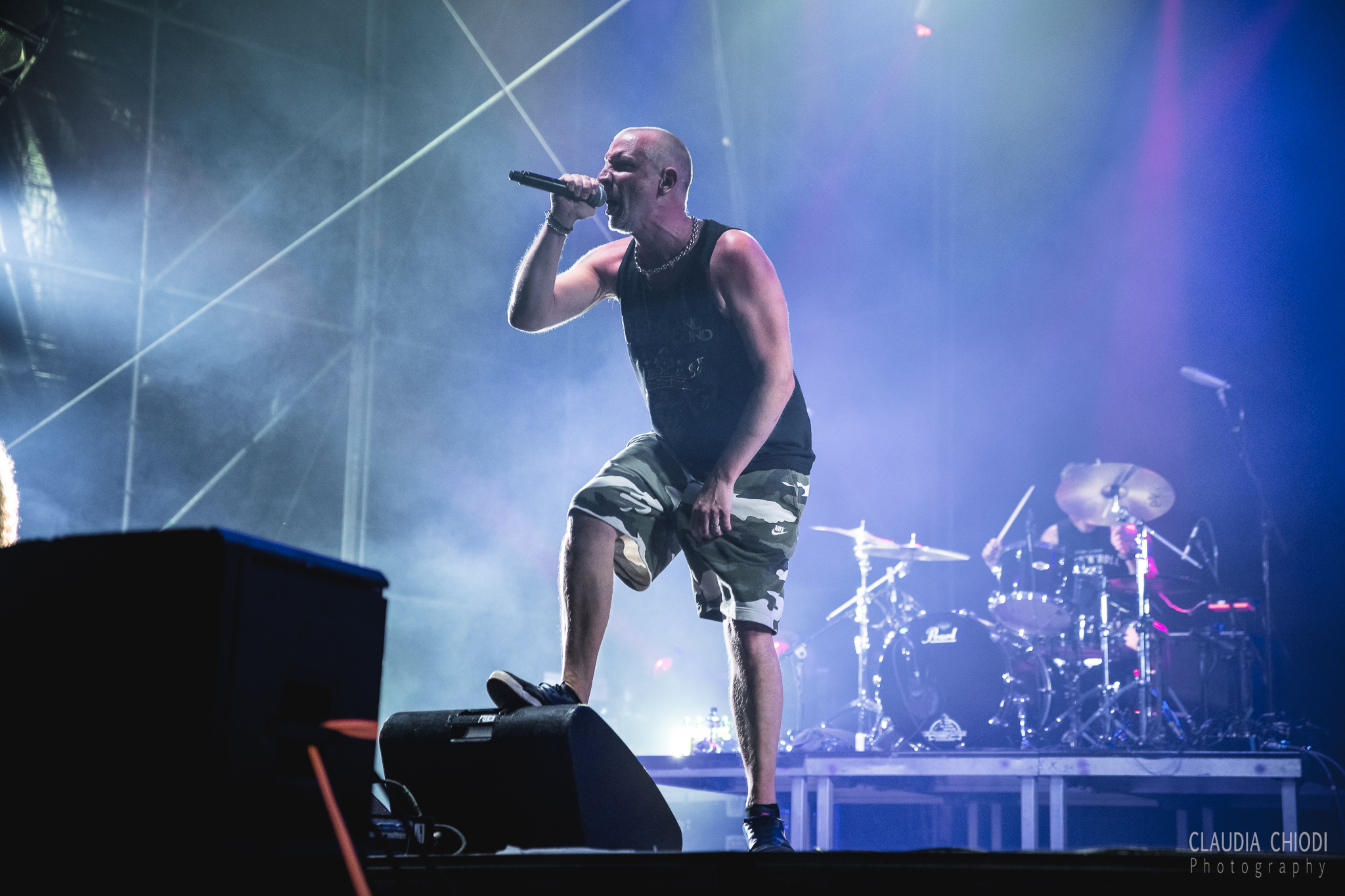 220820 Clawfinger playing at Rock The Lakes 2022 in Vallamand. Photo: Claudia Chiodi 220820 Clawfinger playing at Rock The Lakes 2022 in Vallamand. Photo: Claudia Chiodi