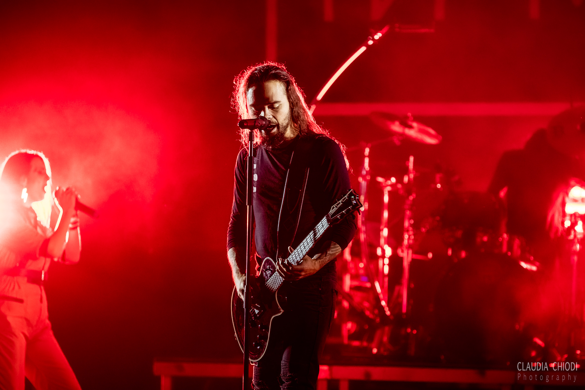 220820 Dust in Mind playing at Rock The Lakes 2022 in Vallamand.
Photo: Claudia Chiodi 220820 Dust in Mind playing at Rock The Lakes 2022 in Vallamand.
Photo: Claudia Chiodi