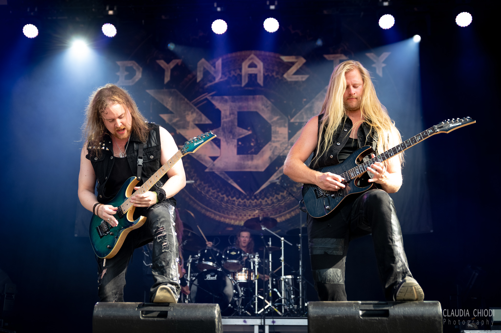 220821 Dynazty playing at Rock The Lakes 2022 in Vallamand.
Photo: Claudia Chiodi 220821 Dynazty playing at Rock The Lakes 2022 in Vallamand.
Photo: Claudia Chiodi