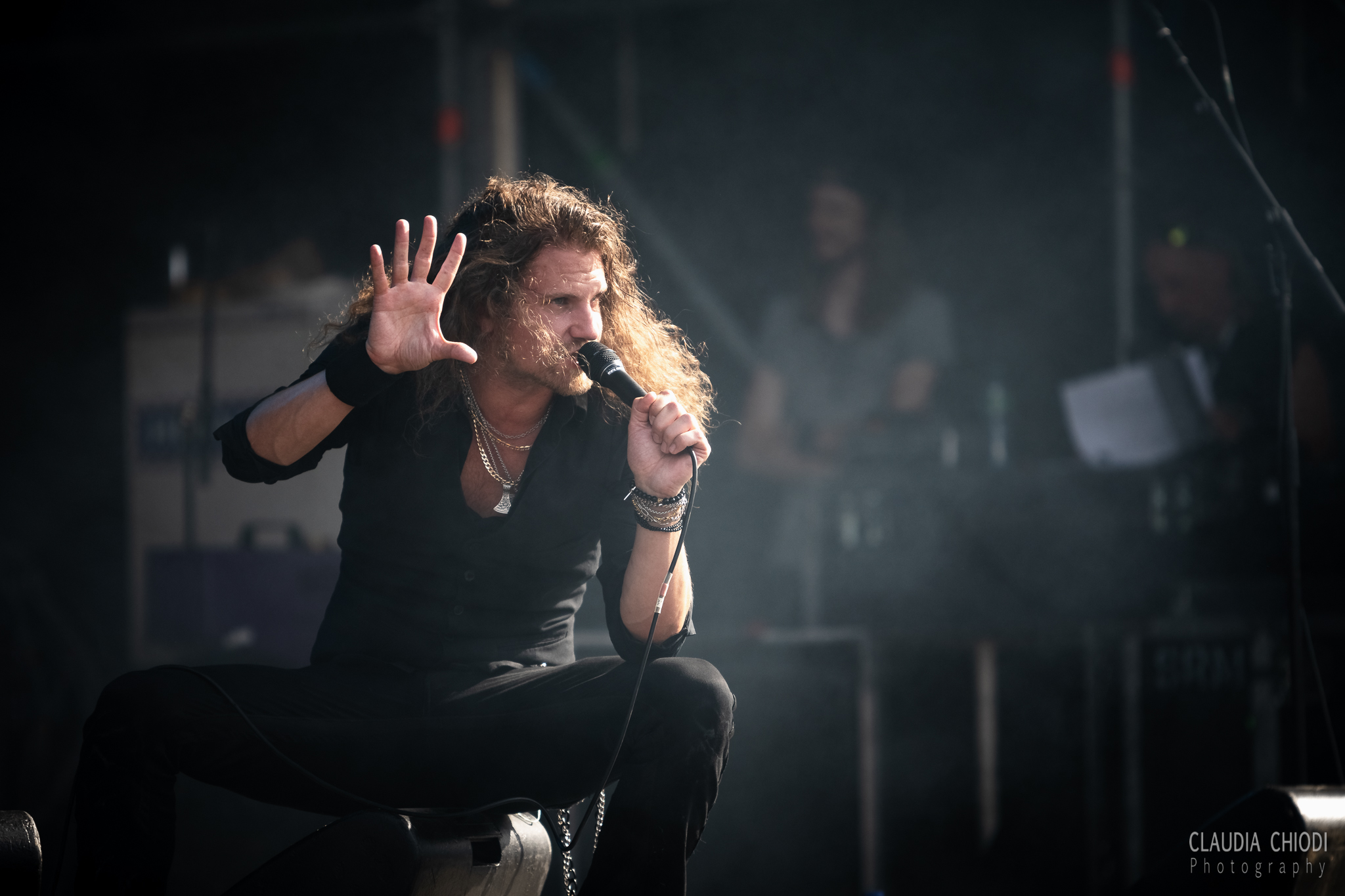 220821 Dynazty playing at Rock The Lakes 2022 in Vallamand.
Photo: Claudia Chiodi 220821 Dynazty playing at Rock The Lakes 2022 in Vallamand.
Photo: Claudia Chiodi