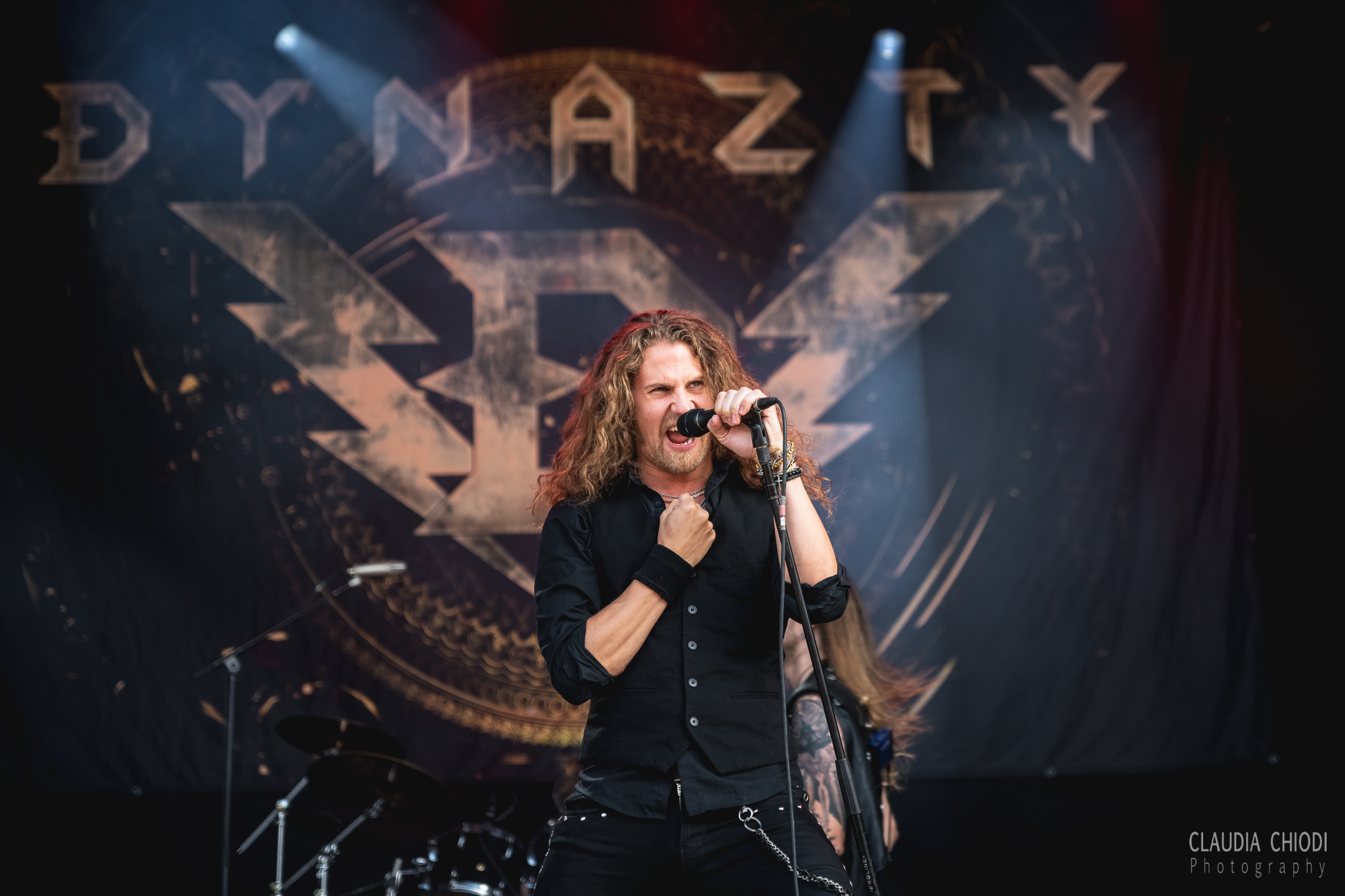 220821 Dynazty playing at Rock The Lakes 2022 in Vallamand.
Photo: Claudia Chiodi 220821 Dynazty playing at Rock The Lakes 2022 in Vallamand.
Photo: Claudia Chiodi