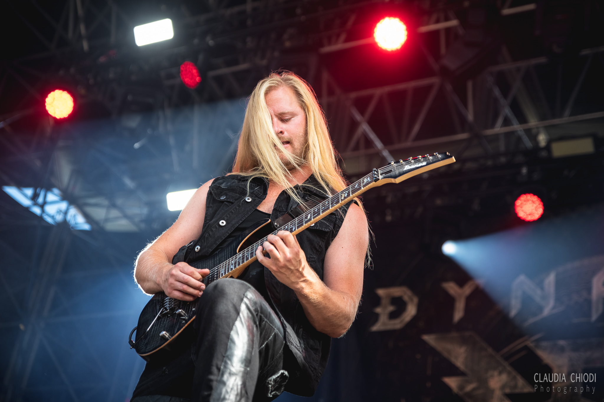 220821 Dynazty playing at Rock The Lakes 2022 in Vallamand.
Photo: Claudia Chiodi 220821 Dynazty playing at Rock The Lakes 2022 in Vallamand.
Photo: Claudia Chiodi