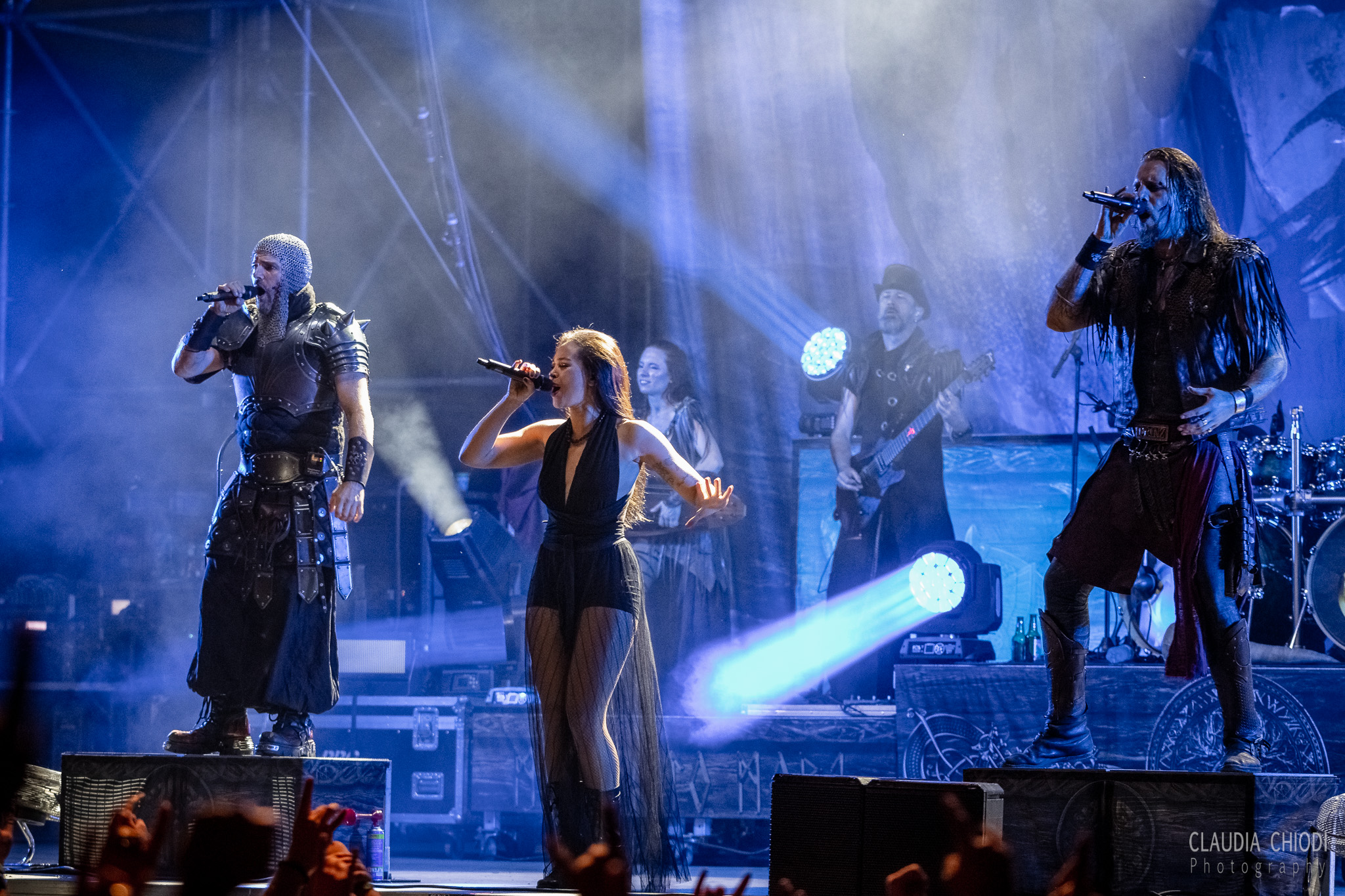 220819 Feuerschwanz playing at Rock The Lakes 2022 in Vallamand.
Photo: Claudia Chiodi 220819 Feuerschwanz playing at Rock The Lakes 2022 in Vallamand.
Photo: Claudia Chiodi