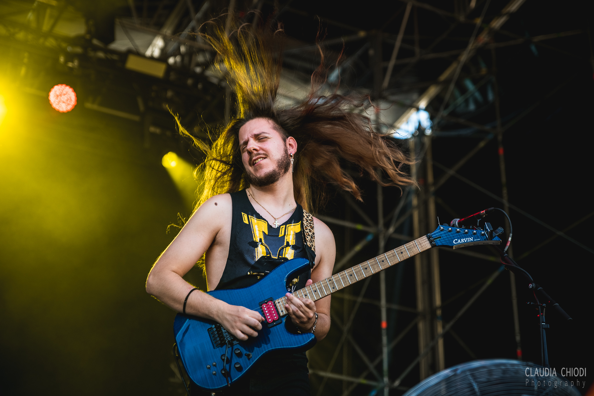 220821 Fighter V playing at Rock The Lakes 2022 in Vallamand.
Photo: Claudia Chiodi 220821 Fighter V playing at Rock The Lakes 2022 in Vallamand.
Photo: Claudia Chiodi