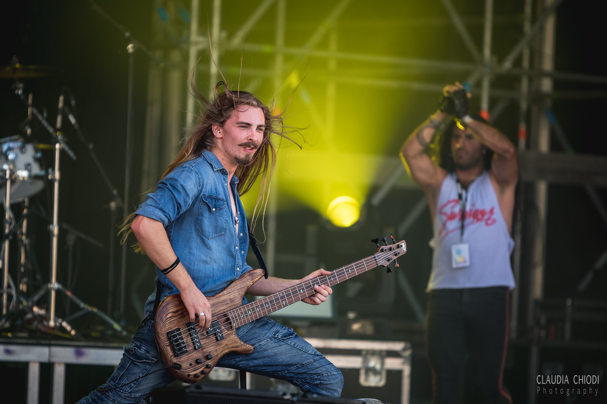 220821 Fighter V playing at Rock The Lakes 2022 in Vallamand.
Photo: Claudia Chiodi 220821 Fighter V playing at Rock The Lakes 2022 in Vallamand.
Photo: Claudia Chiodi