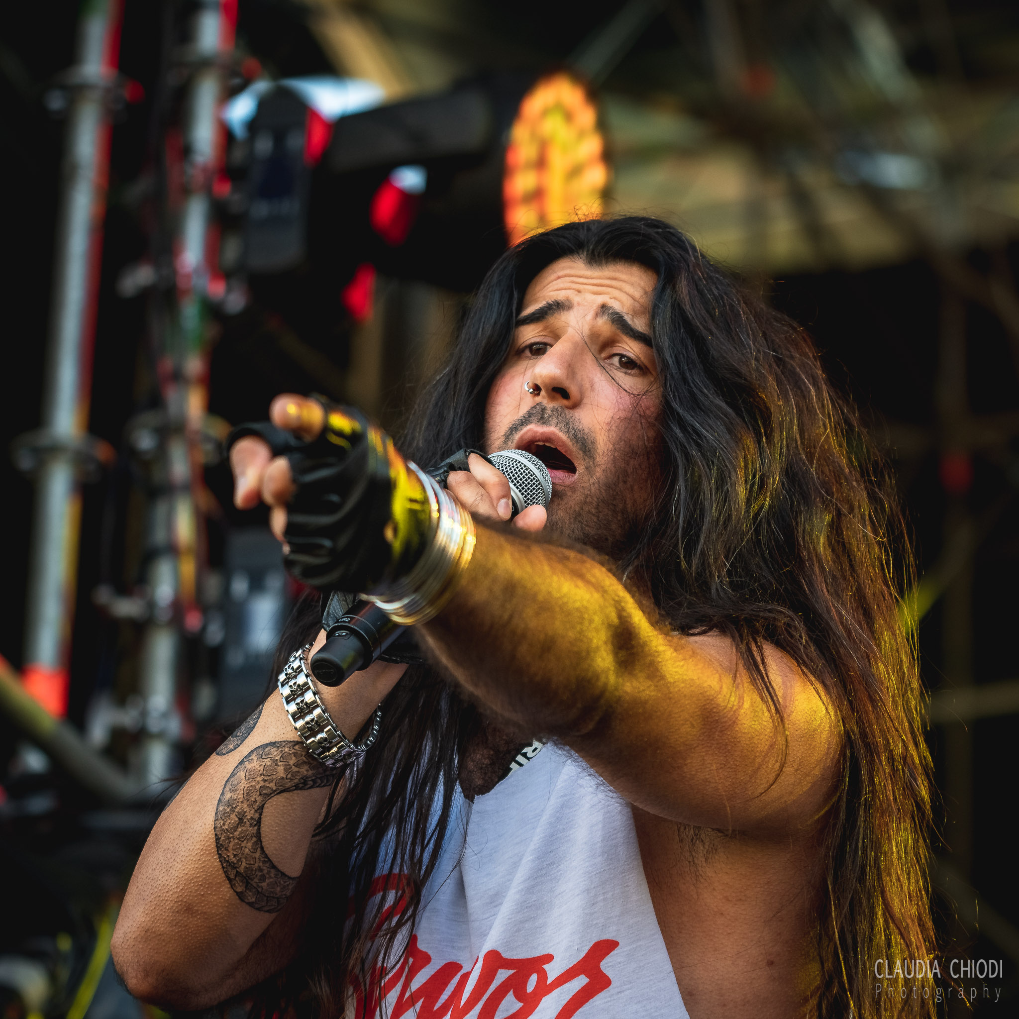 220821 Fighter V playing at Rock The Lakes 2022 in Vallamand.
Photo: Claudia Chiodi 220821 Fighter V playing at Rock The Lakes 2022 in Vallamand.
Photo: Claudia Chiodi