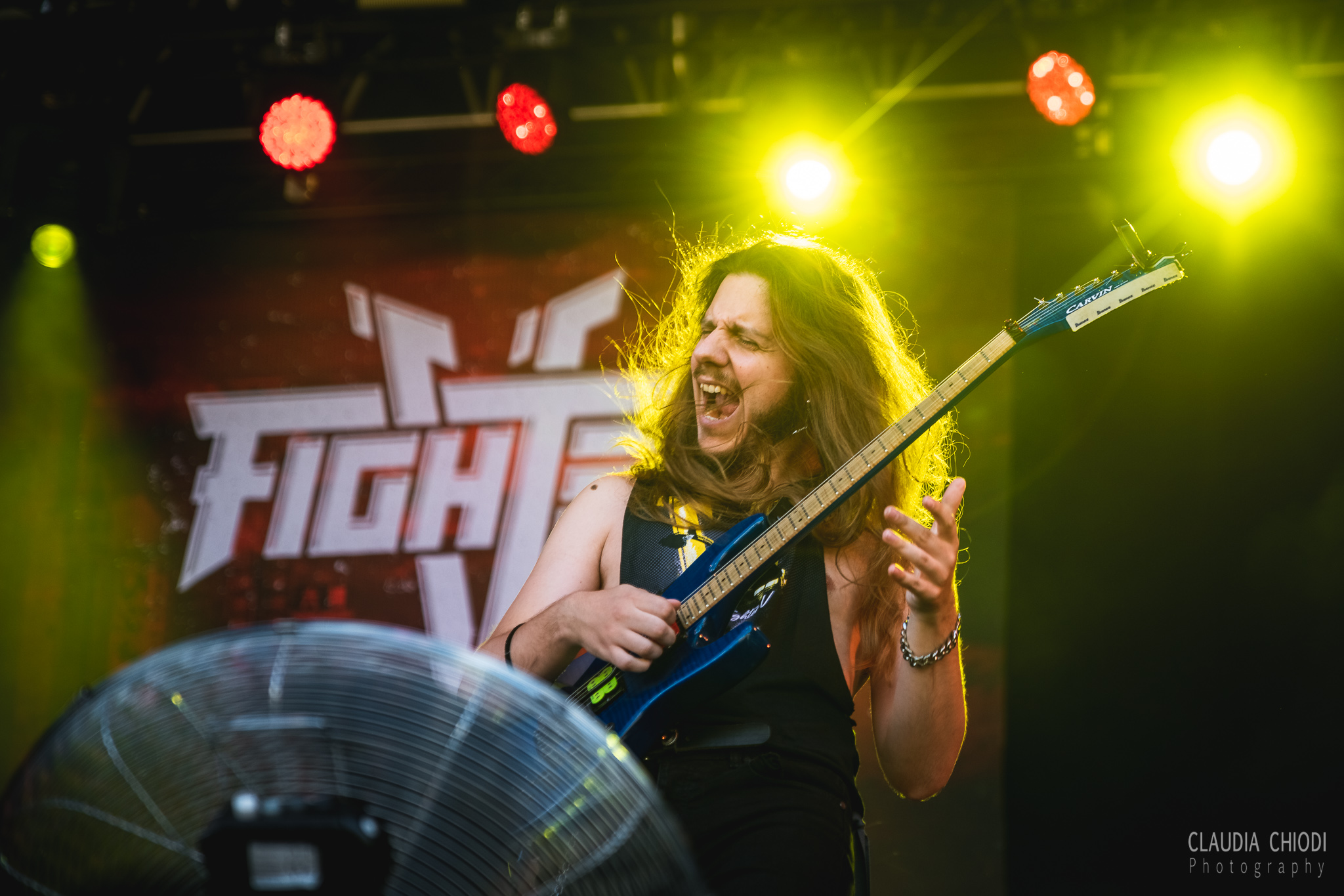220821 Fighter V playing at Rock The Lakes 2022 in Vallamand.
Photo: Claudia Chiodi 220821 Fighter V playing at Rock The Lakes 2022 in Vallamand.
Photo: Claudia Chiodi