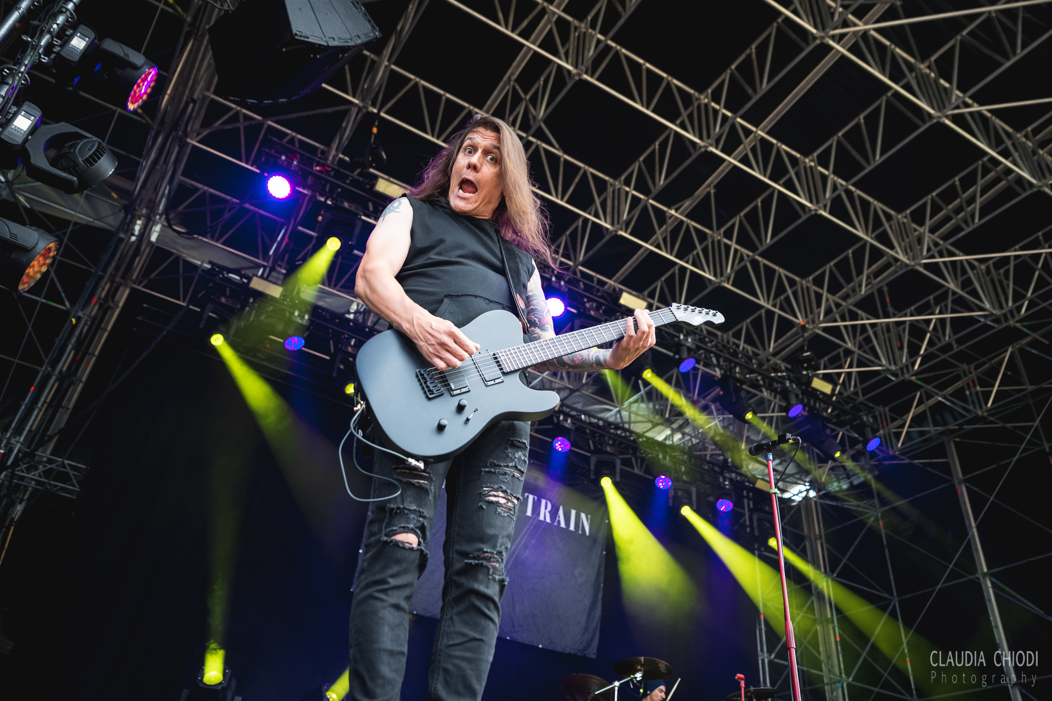 220820 Molotov Train playing at Rock The Lakes 2022 in Vallamand.
Photo: Claudia Chiodi 220820 Molotov Train playing at Rock The Lakes 2022 in Vallamand.
Photo: Claudia Chiodi