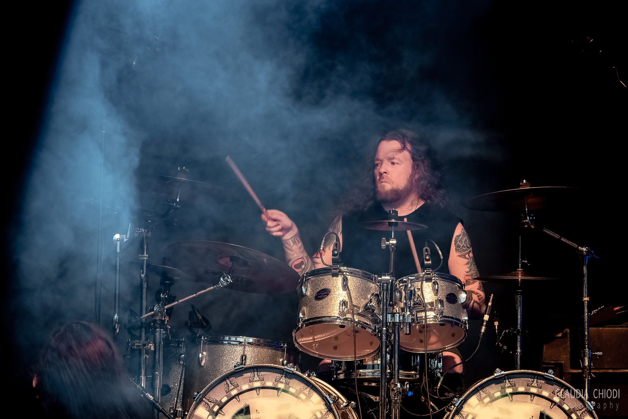 220821 Orden Ogan playing at Rock The Lakes 2022 in Vallamand.
Photo: Claudia Chiodi 220821 Orden Ogan playing at Rock The Lakes 2022 in Vallamand.
Photo: Claudia Chiodi