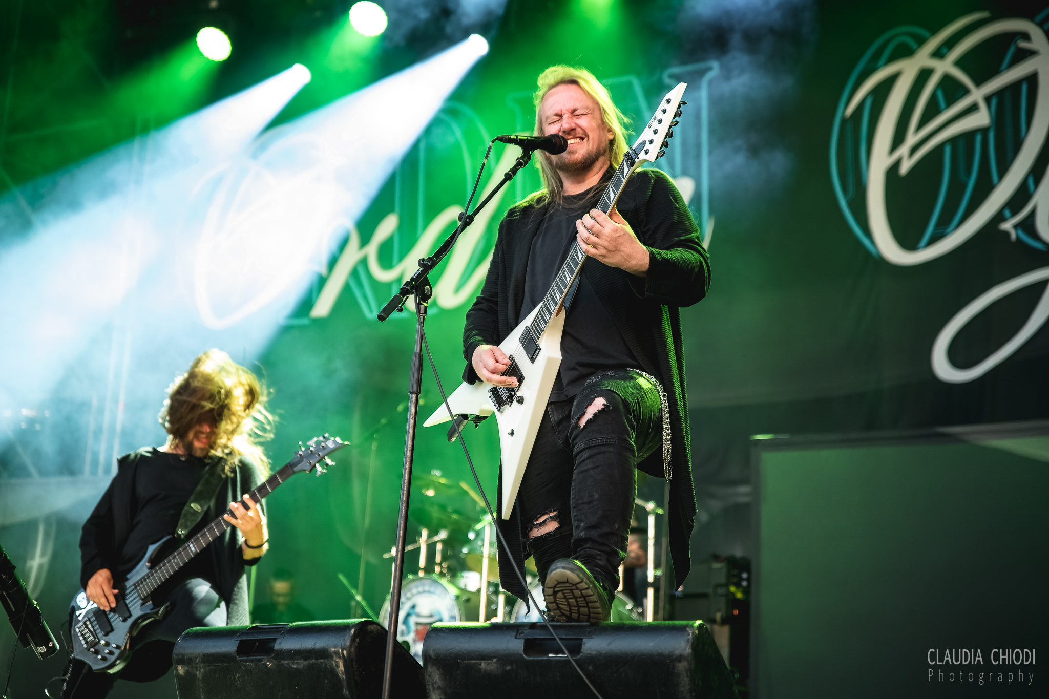 220821 Orden Ogan playing at Rock The Lakes 2022 in Vallamand.
Photo: Claudia Chiodi 220821 Orden Ogan playing at Rock The Lakes 2022 in Vallamand.
Photo: Claudia Chiodi