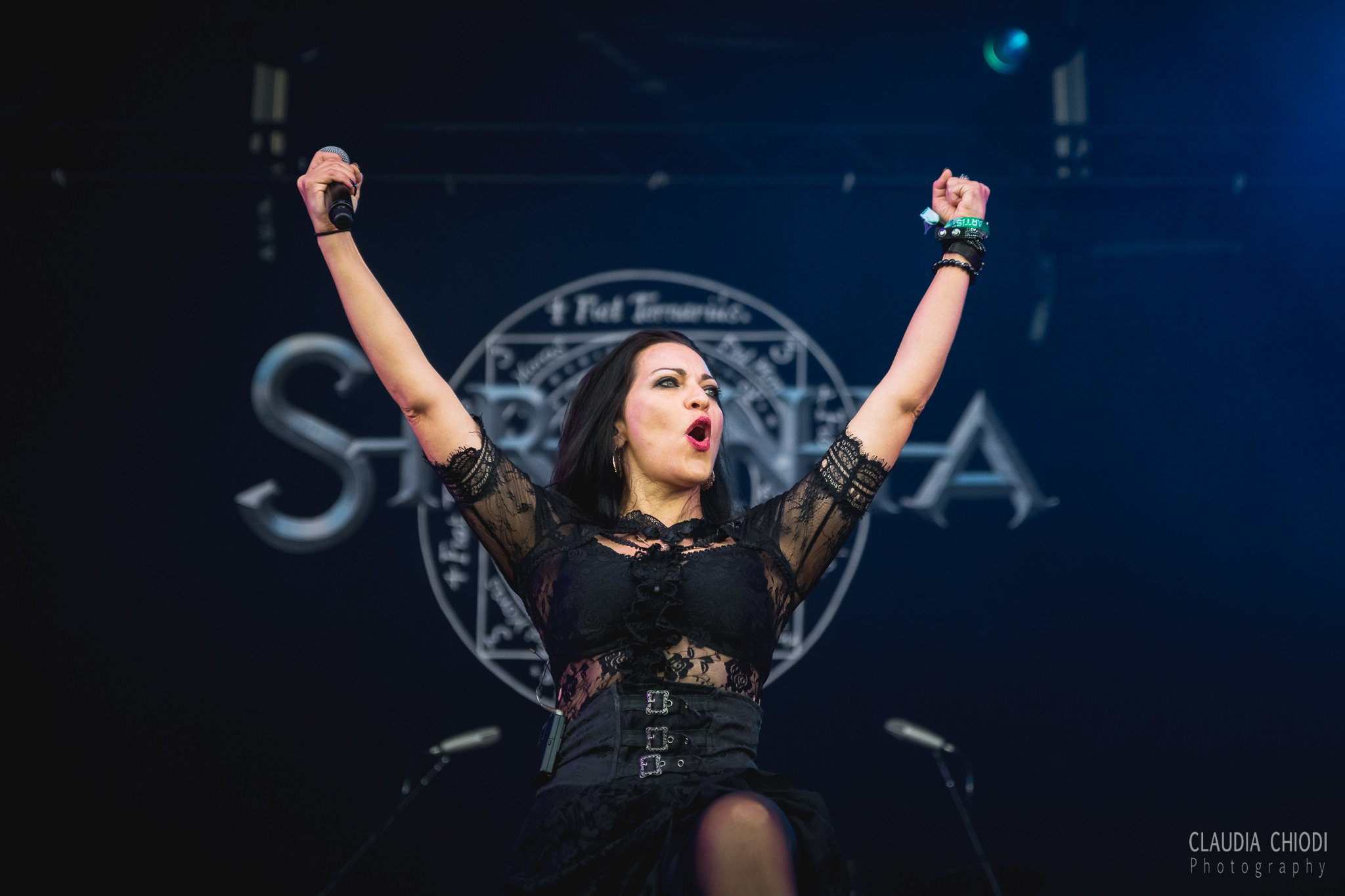 220820 Sirenia playing at Rock The Lakes 2022 in Vallamand. Photo: Claudia Chiodi 220820 Sirenia playing at Rock The Lakes 2022 in Vallamand. Photo: Claudia Chiodi