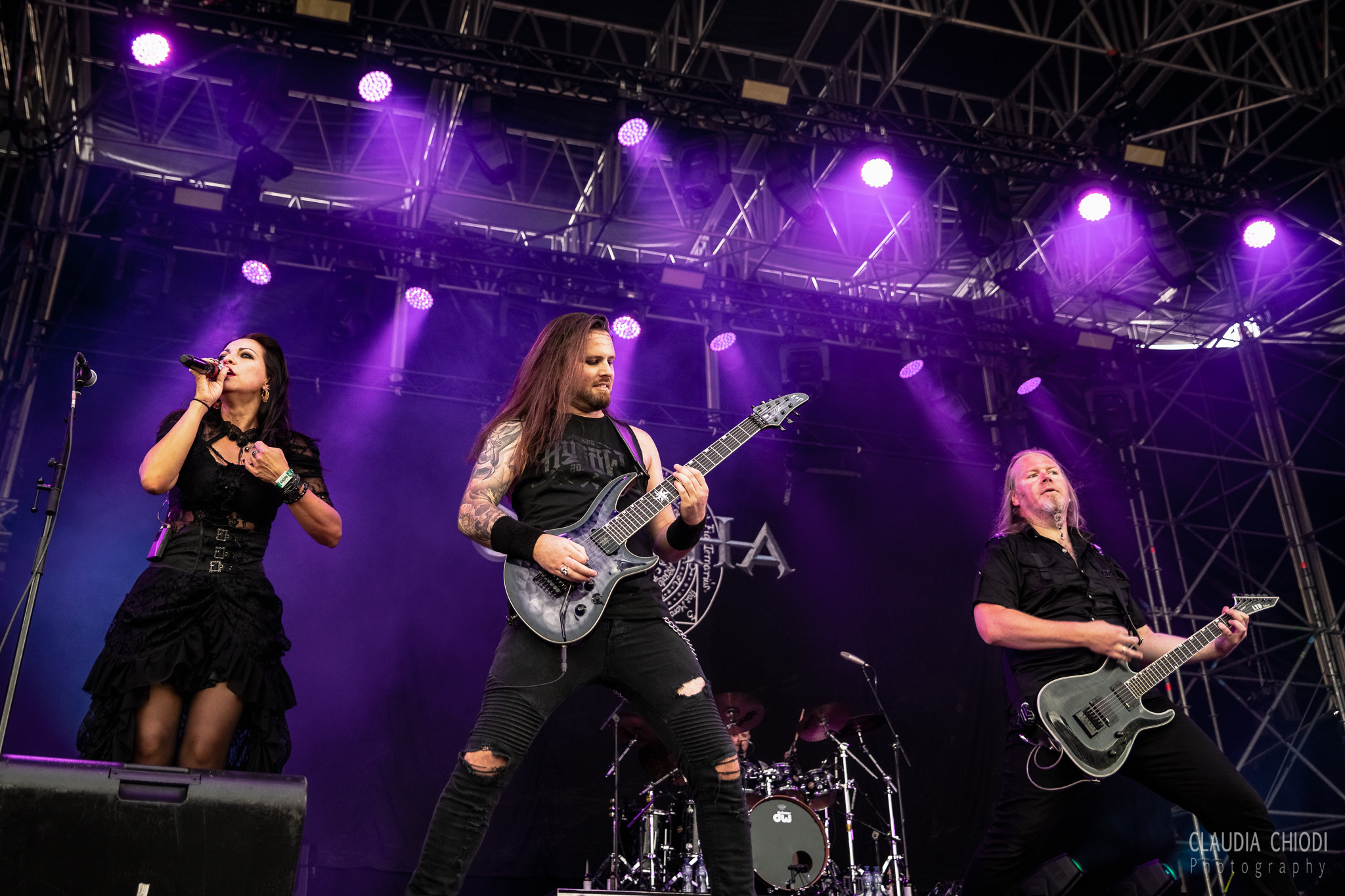 220820 Sirenia playing at Rock The Lakes 2022 in Vallamand. Photo: Claudia Chiodi 220820 Sirenia playing at Rock The Lakes 2022 in Vallamand. Photo: Claudia Chiodi