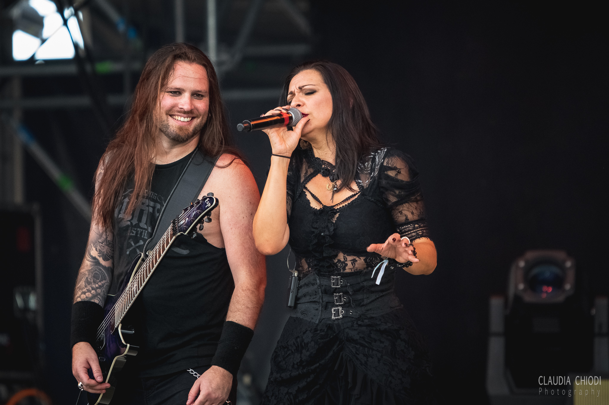 220820 Sirenia playing at Rock The Lakes 2022 in Vallamand. Photo: Claudia Chiodi 220820 Sirenia playing at Rock The Lakes 2022 in Vallamand. Photo: Claudia Chiodi