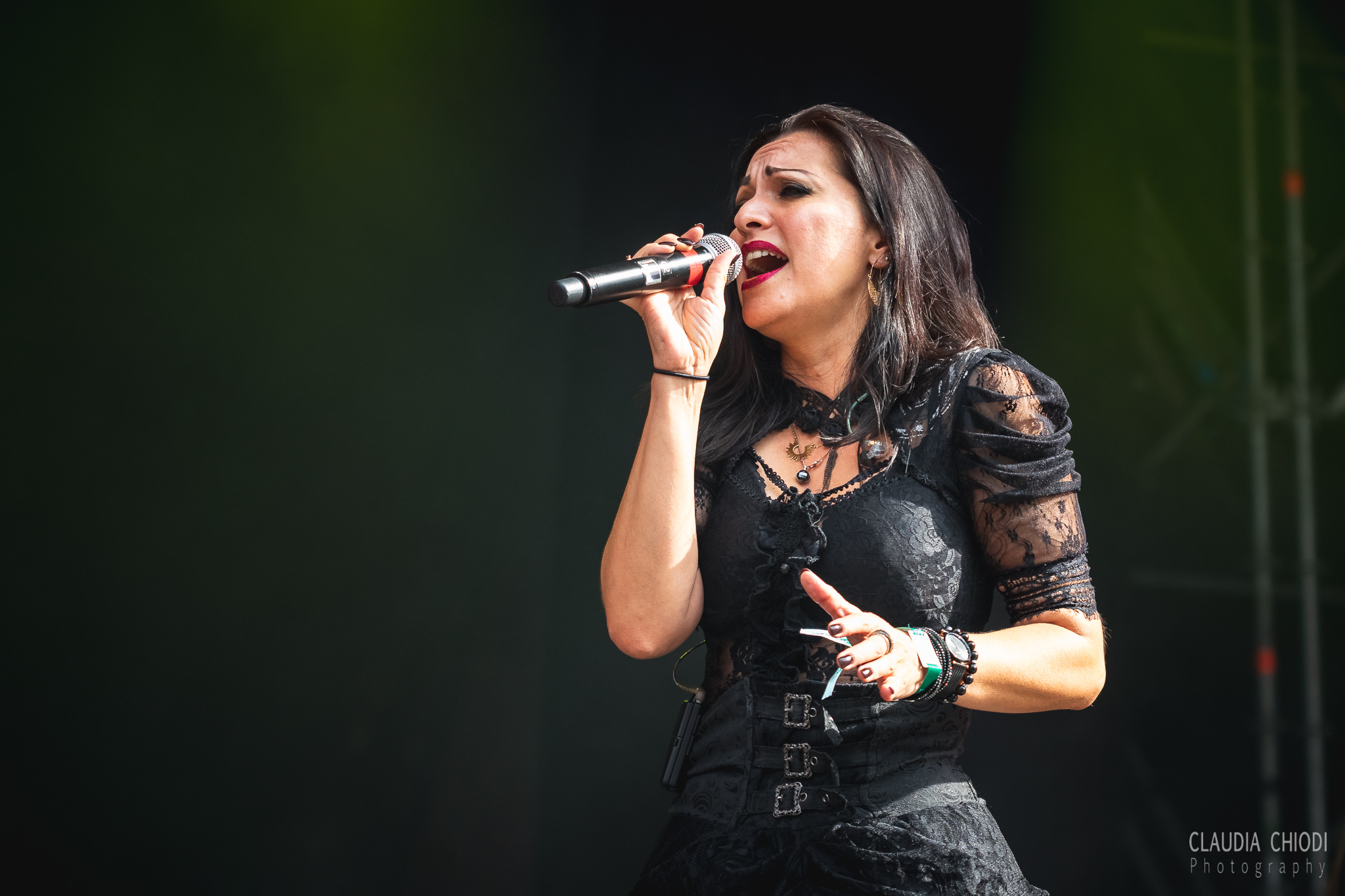 220820 Sirenia playing at Rock The Lakes 2022 in Vallamand. Photo: Claudia Chiodi 220820 Sirenia playing at Rock The Lakes 2022 in Vallamand. Photo: Claudia Chiodi