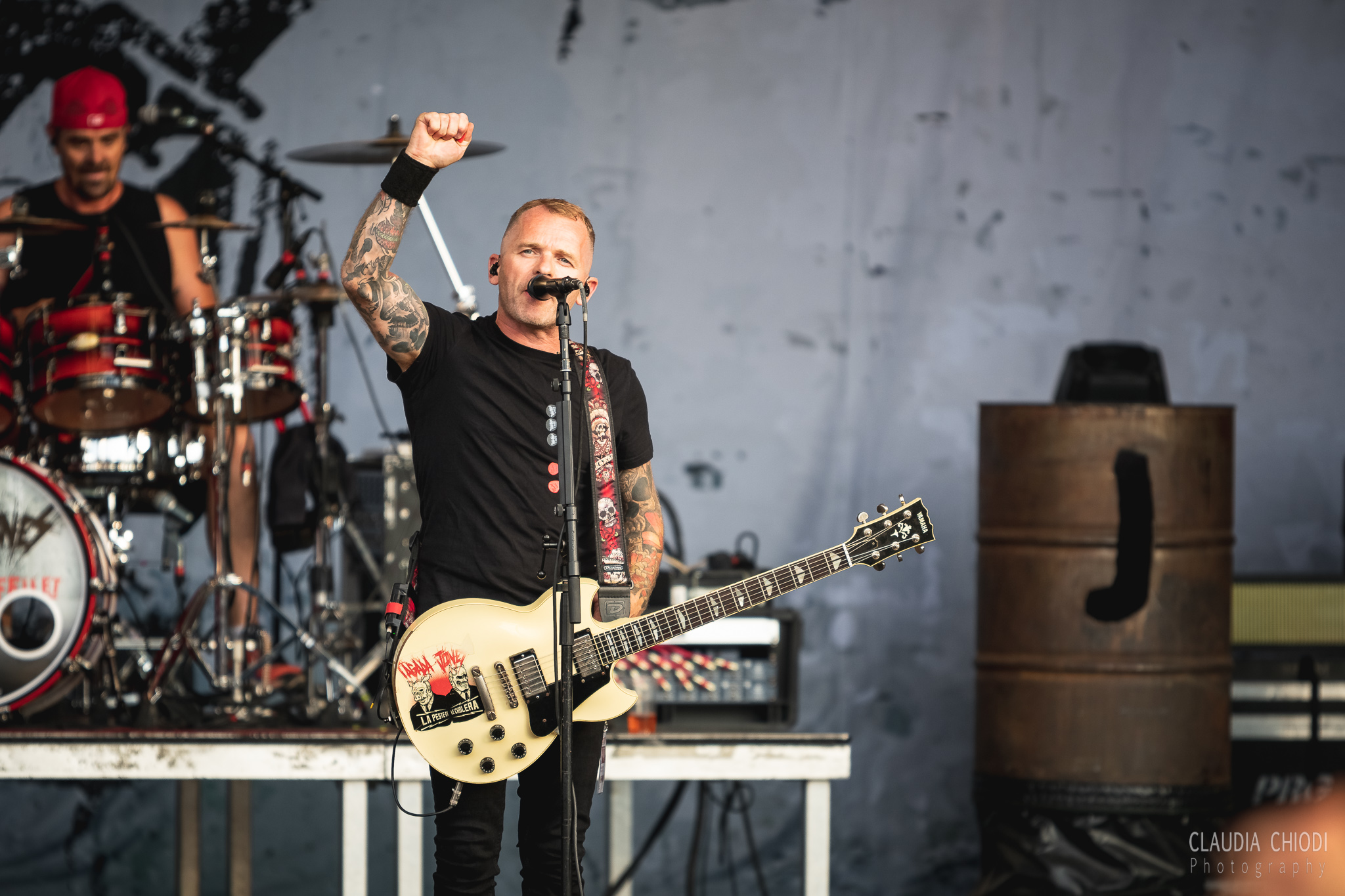 220820 Tagada Jones playing at Rock The Lakes 2022 in Vallamand.
Photo: Claudia Chiodi 220820 Tagada Jones playing at Rock The Lakes 2022 in Vallamand.
Photo: Claudia Chiodi