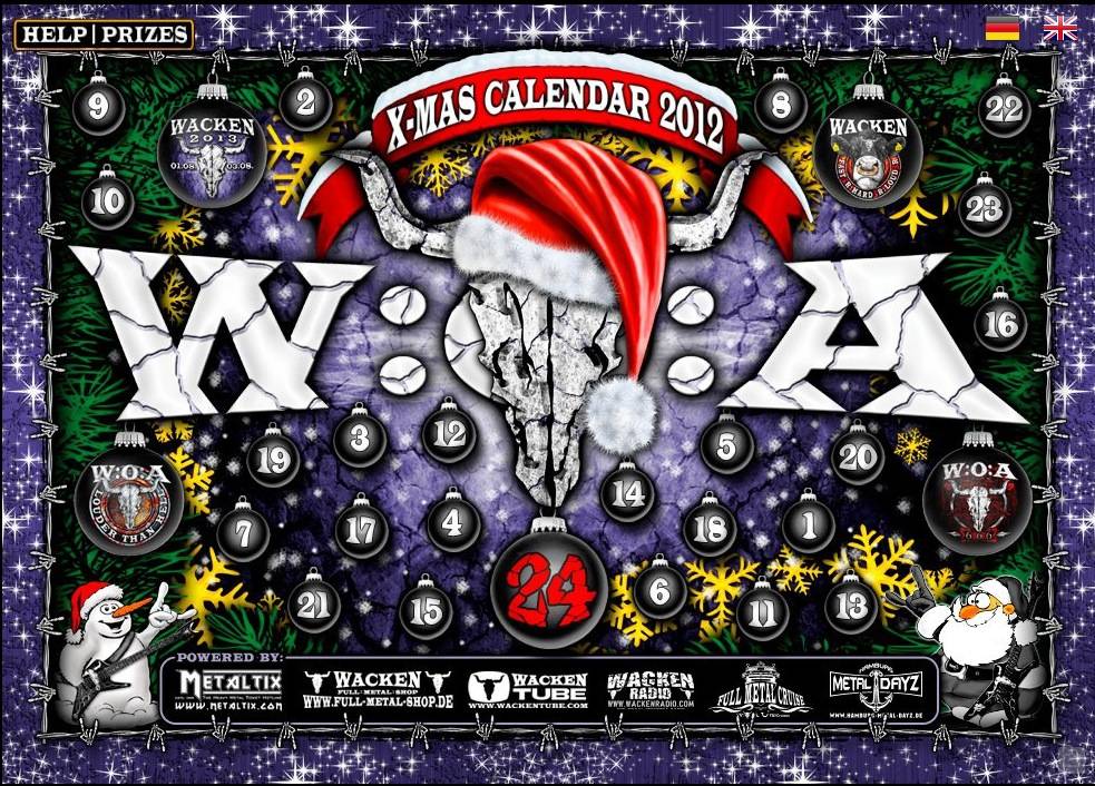 wacken weihnachtskalender