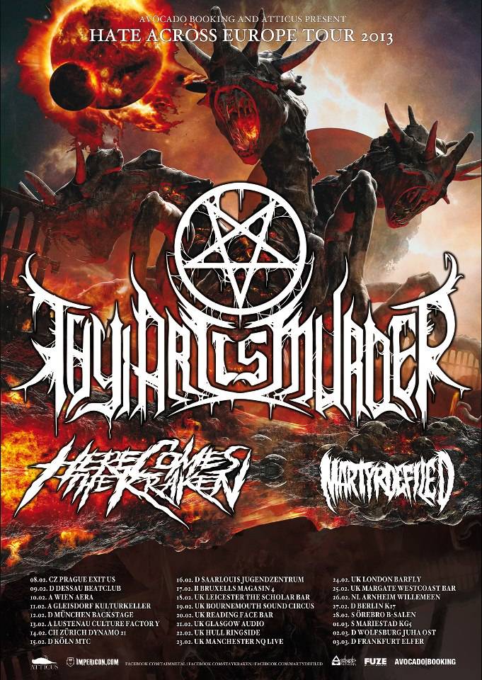 THY ART IS MURDER â€“ Unterschreiben bei Nuclear Blast