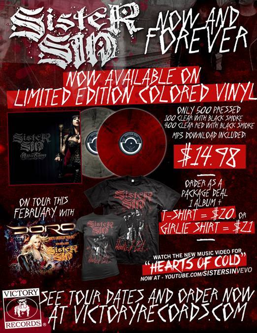 Sister Sin – now and forever als vinyl-scheibe
