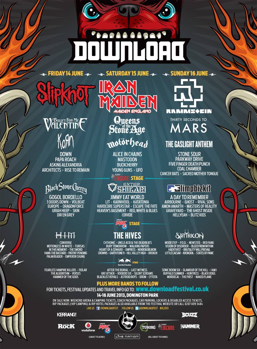 RIVAL SONS have confirmed a number of European festival appearances for this summer, including the UK’s prestigious Download festival.