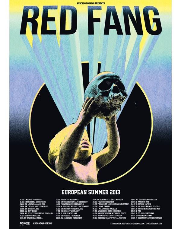 RED FANG machen diesen Sommer hallen und festivals unsicher